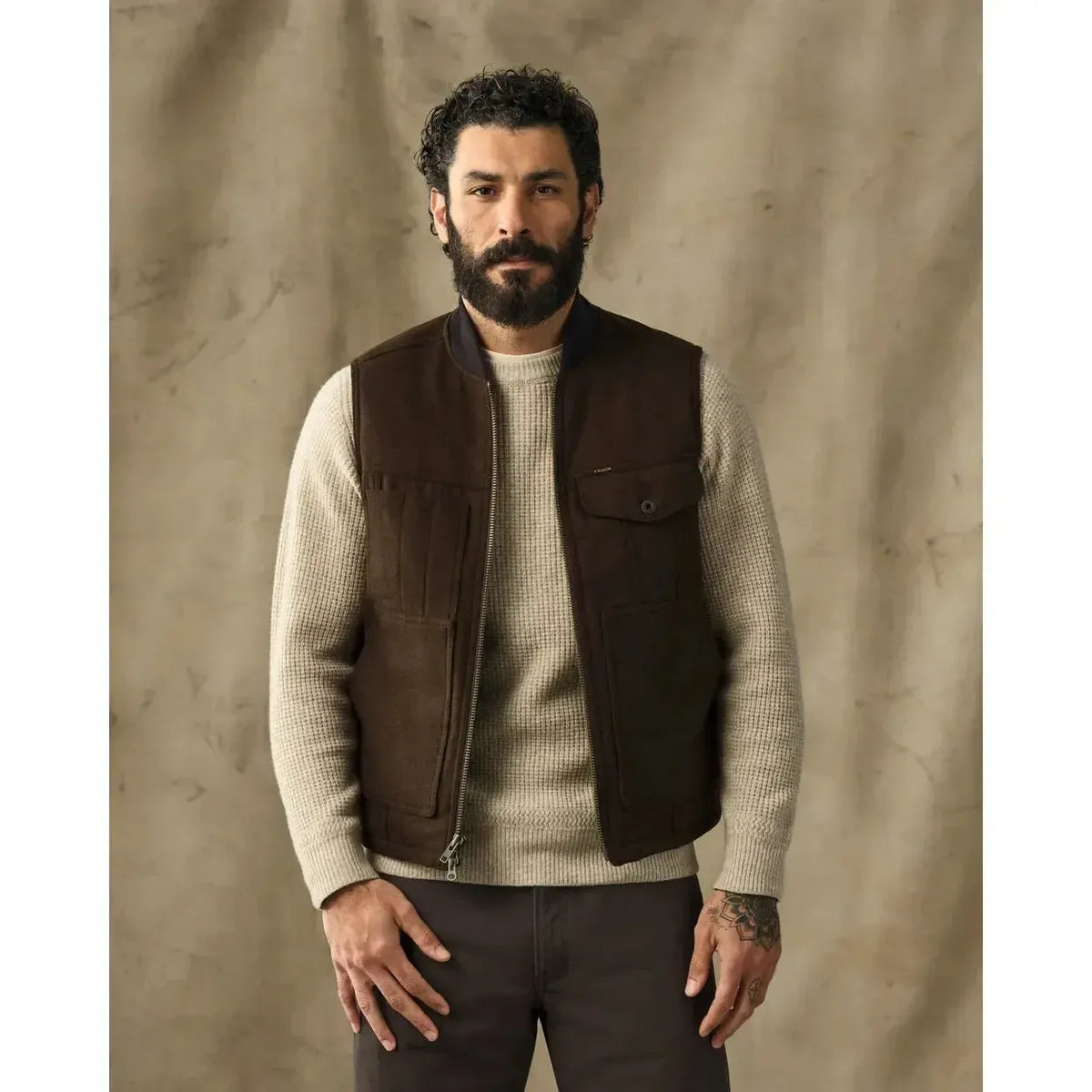 SPOKANE INSULATED WORK VEST-MENS VESTS-FILSON-JB Evans Fashions & Footwear