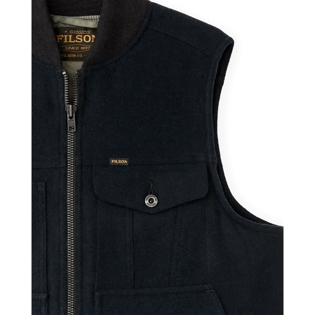 SPOKANE INSULATED WORK VEST-MENS VESTS-FILSON-JB Evans Fashions & Footwear