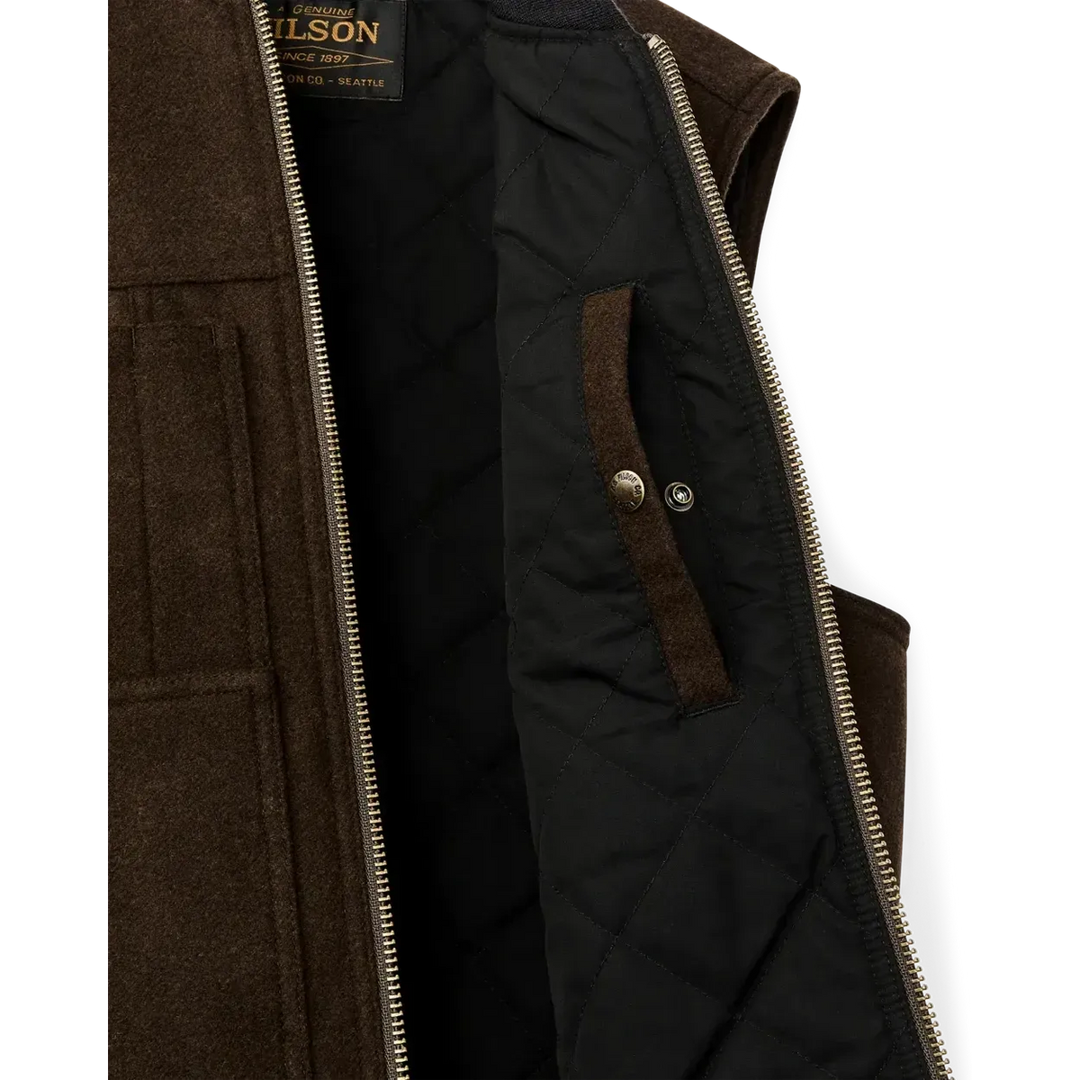 SPOKANE INSULATED WORK VEST-MENS VESTS-FILSON-JB Evans Fashions & Footwear