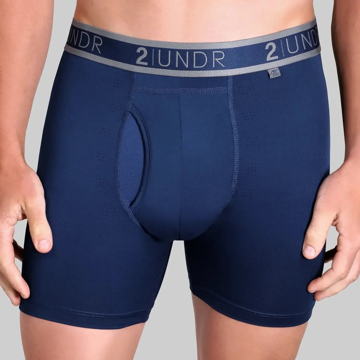 SPORT SHIFT 6" BOXER BRIEF - AZUL-MENS UNDERWEAR-2UNDR-JB Evans Fashions & Footwear
