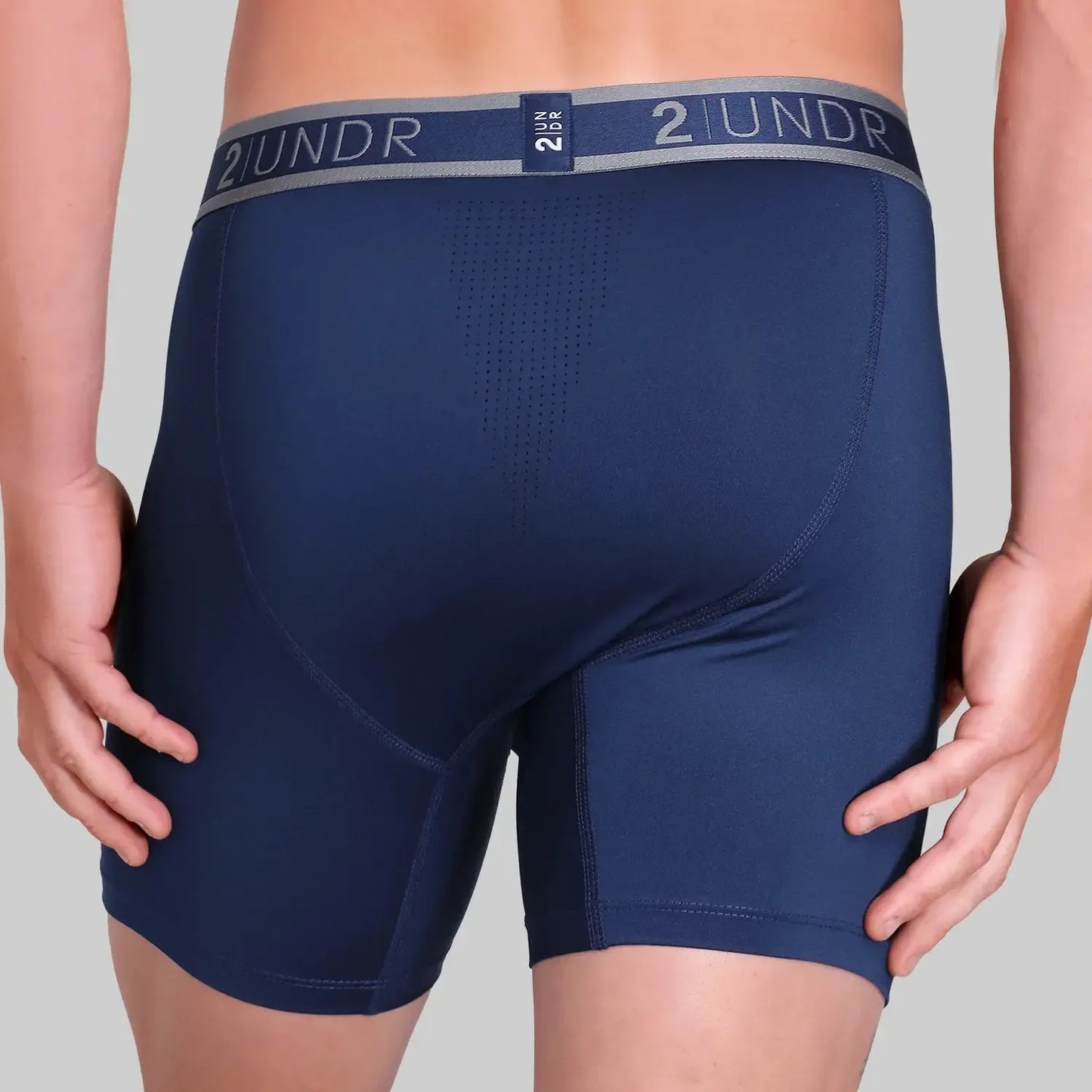 SPORT SHIFT 6" BOXER BRIEF - AZUL-MENS UNDERWEAR-2UNDR-JB Evans Fashions & Footwear
