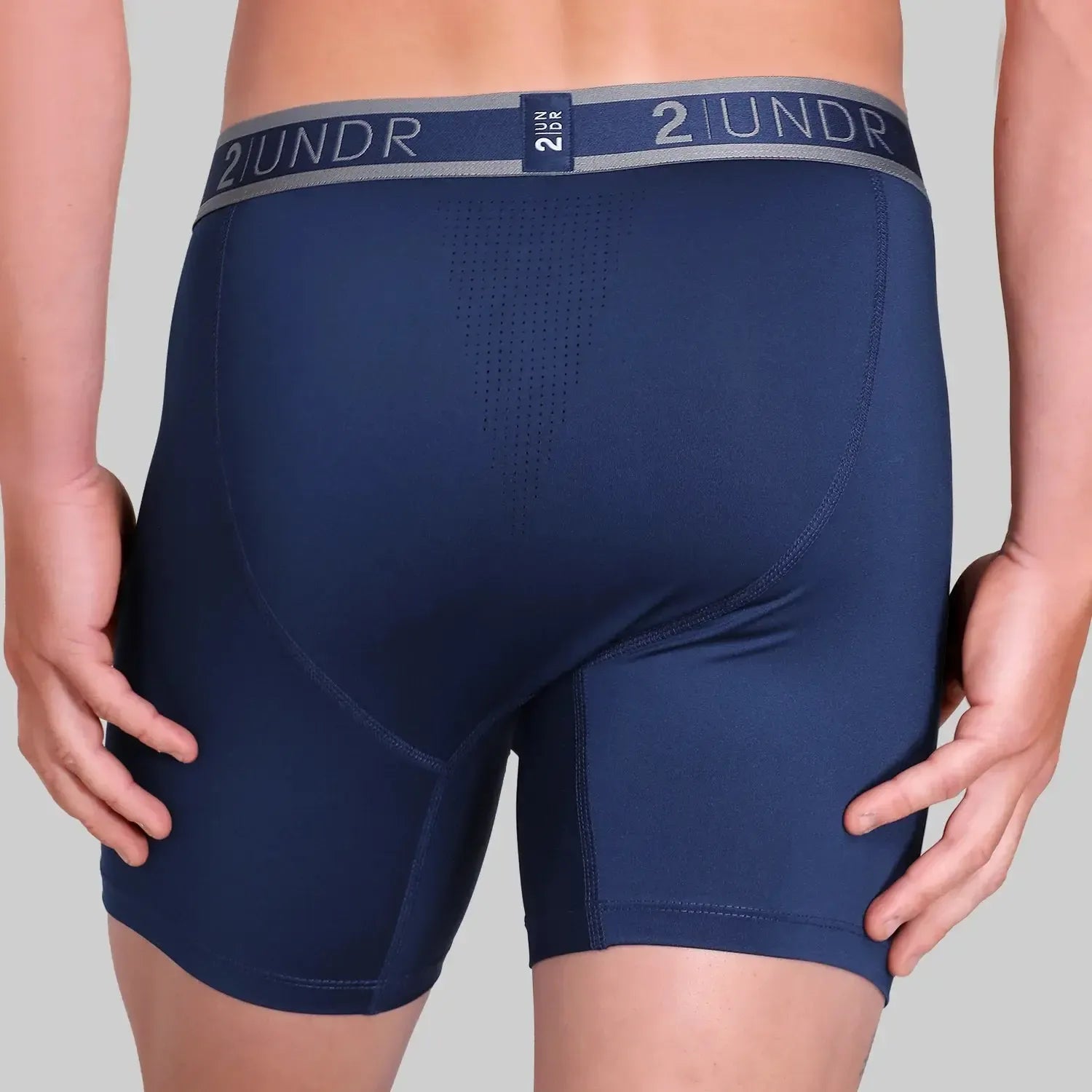 SPORT SHIFT 6" BOXER BRIEF - AZUL-MENS UNDERWEAR-2UNDR-JB Evans Fashions & Footwear