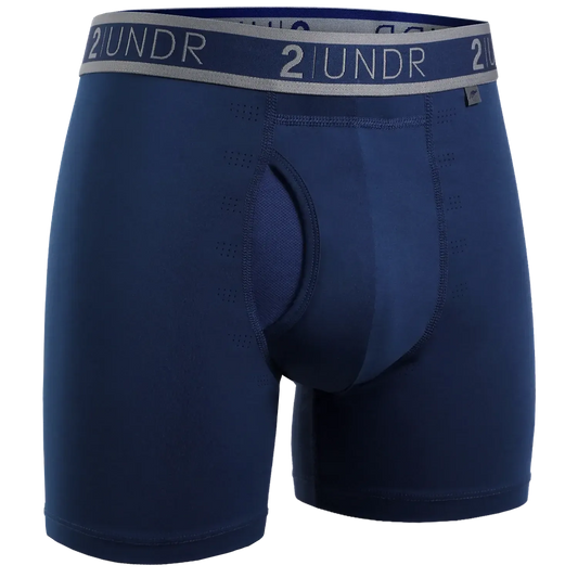 SPORT SHIFT 6" BOXER BRIEF - AZUL-MENS UNDERWEAR-2UNDR-JB Evans Fashions & Footwear