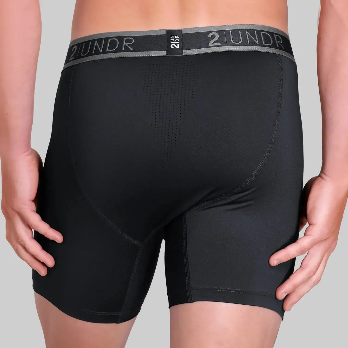 SPORT SHIFT 6" BOXER BRIEF - STEALTH-MENS UNDERWEAR-2UNDR-JB Evans Fashions & Footwear