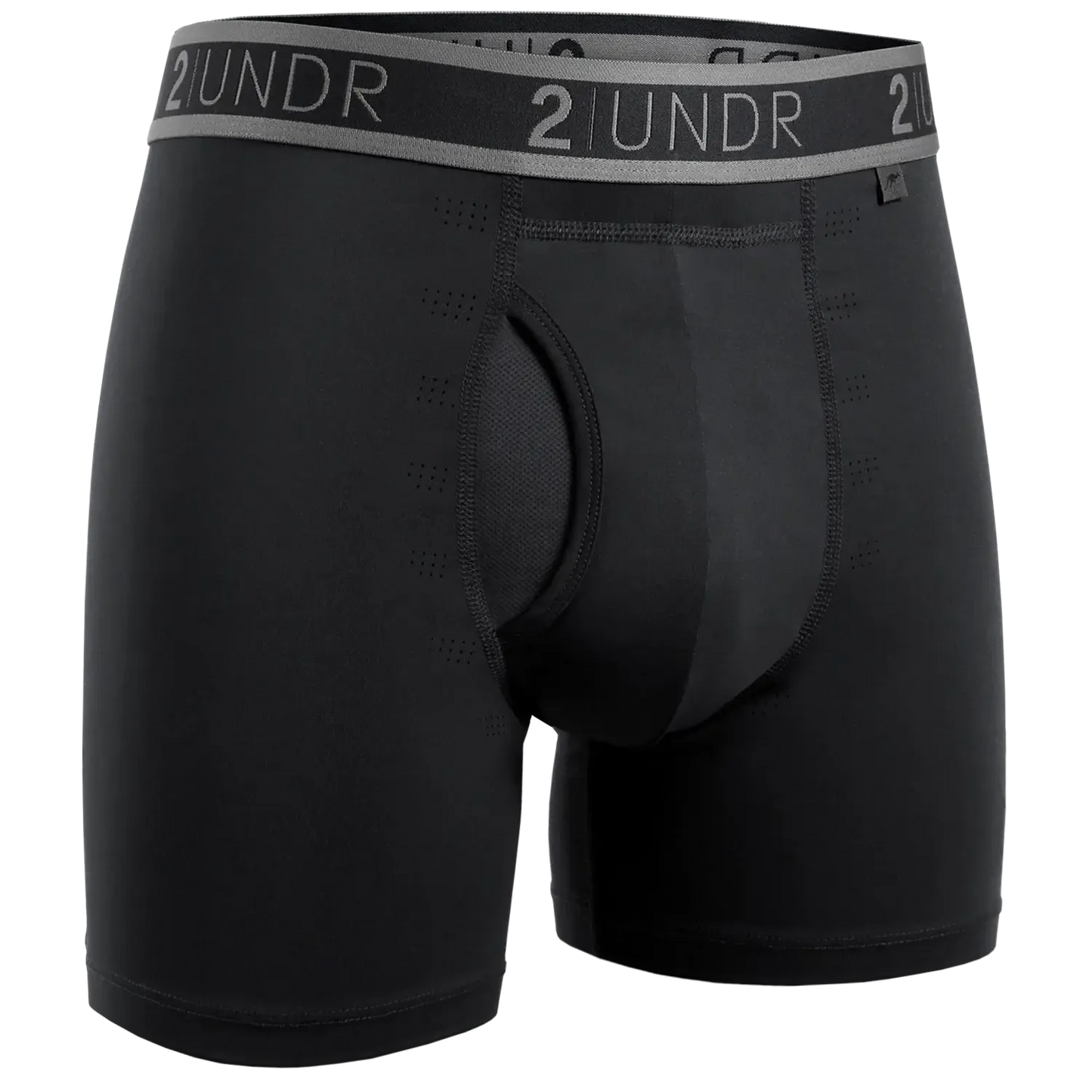 SPORT SHIFT 6" BOXER BRIEF - STEALTH-MENS UNDERWEAR-2UNDR-JB Evans Fashions & Footwear