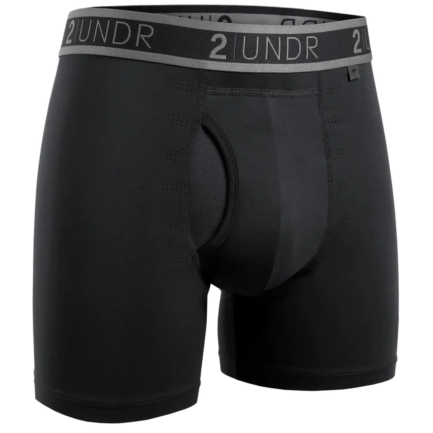 SPORT SHIFT 6" BOXER BRIEF - STEALTH-MENS UNDERWEAR-2UNDR-JB Evans Fashions & Footwear