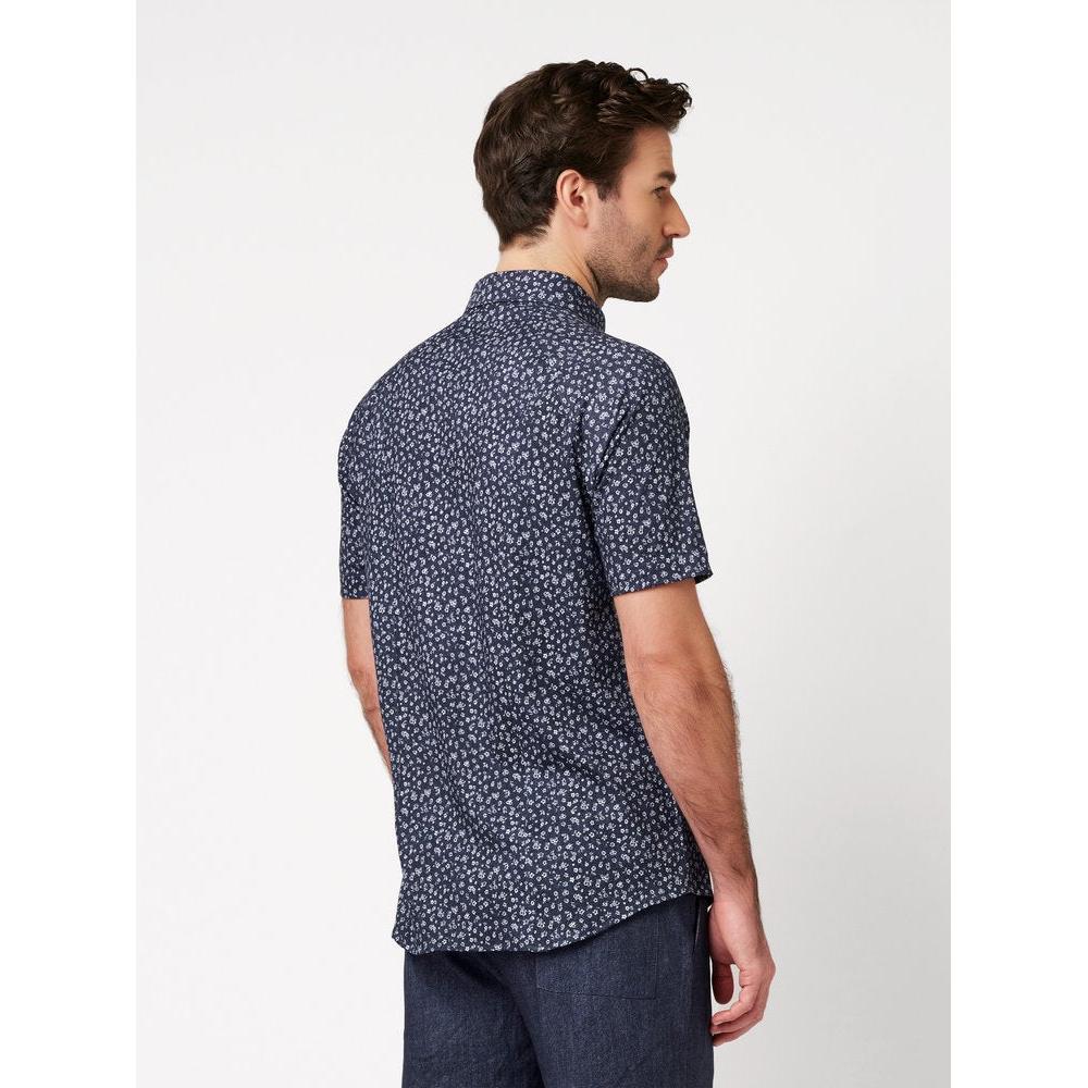 S/S FLORAL PRINT JERSEY-MENS SHIRTS-DESOTO-JB Evans Fashions & Footwear