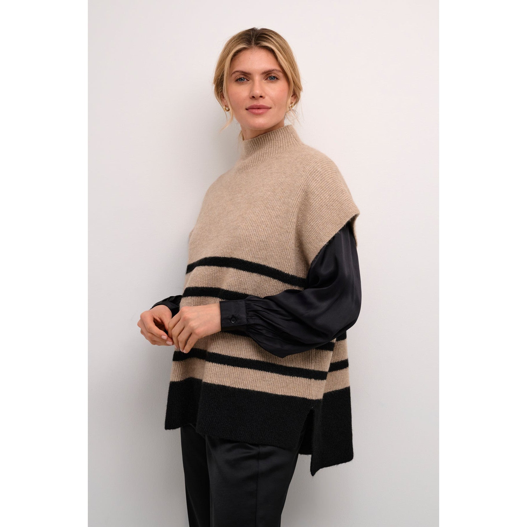 STARI KNIT SLIPOVER-LADIES SWEATERS & KNITS-CREAM-JB Evans Fashions & Footwear