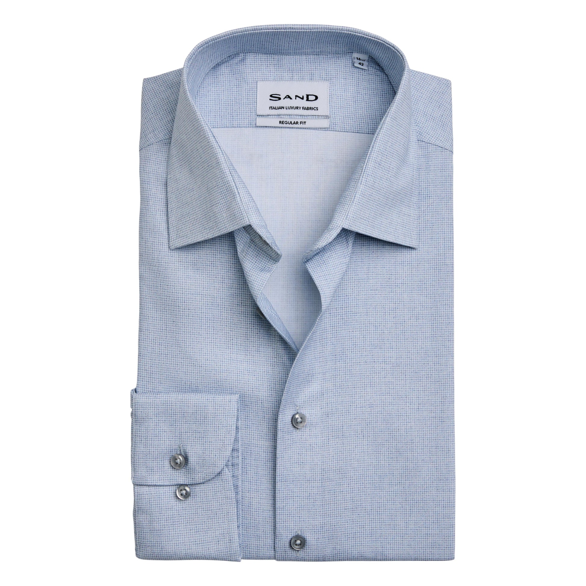 STATE MINI TONAL PRINT-MENS SHIRTS-SAND-JB Evans Fashions & Footwear