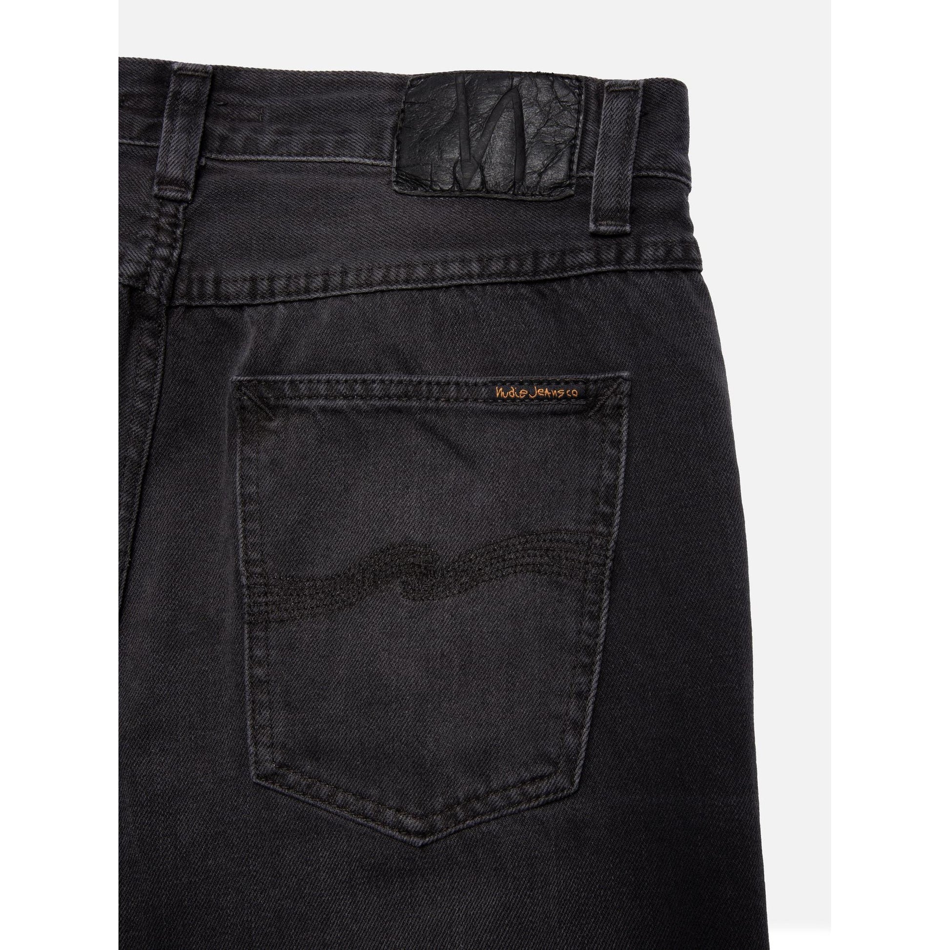 STEADY EDDIE II BLACK CHANGE-MENS DENIM-NUDIE JEANS CO-JB Evans Fashions & Footwear
