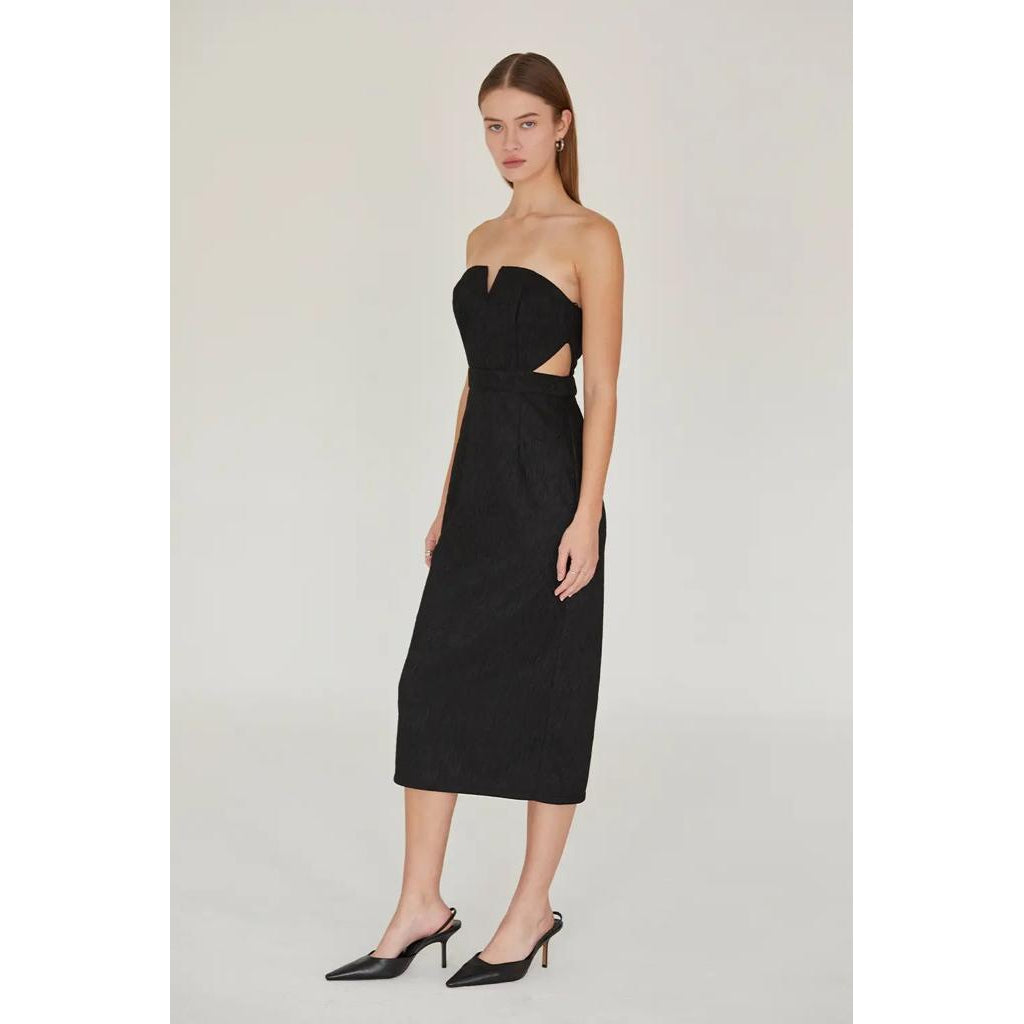 STRAPLESS DRESS-LADIES DRESSES & JUMPERS-JB Evans Fashions & Footwear-JB Evans Fashions & Footwear