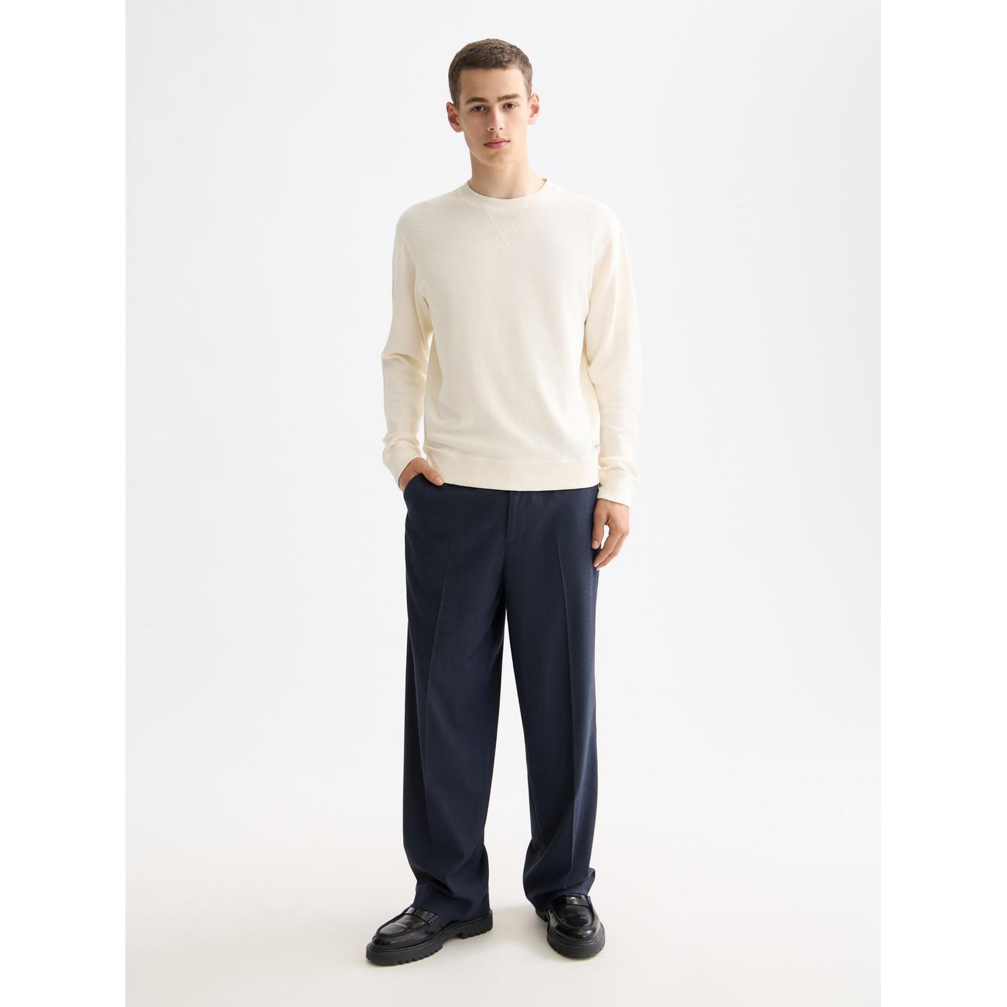 STRUCTURE SWEATSHIRT-MENS SWEATERS & KNITS-SCOTCH & SODA-JB Evans Fashions & Footwear