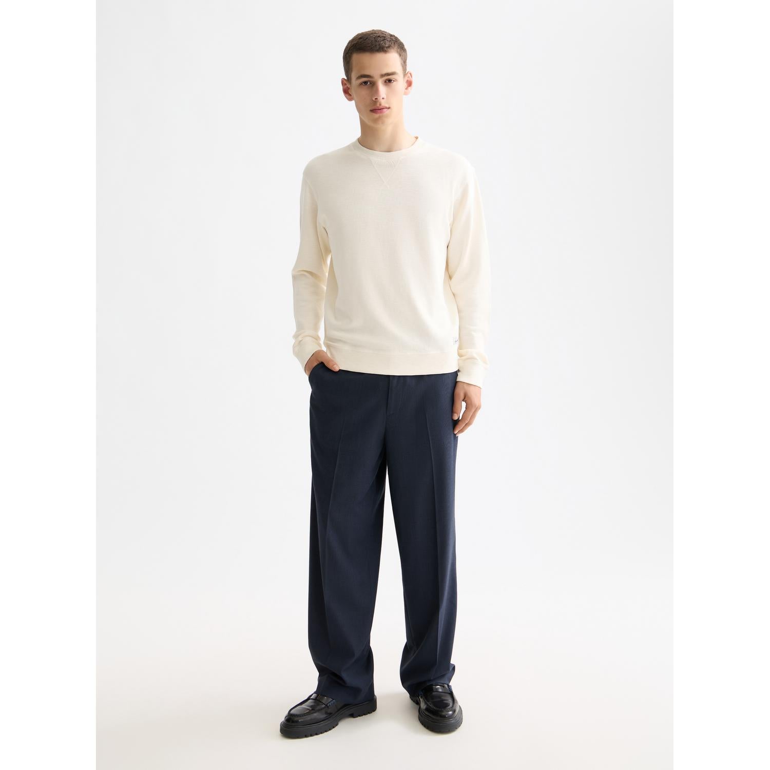 STRUCTURE SWEATSHIRT-MENS SWEATERS & KNITS-SCOTCH & SODA-JB Evans Fashions & Footwear