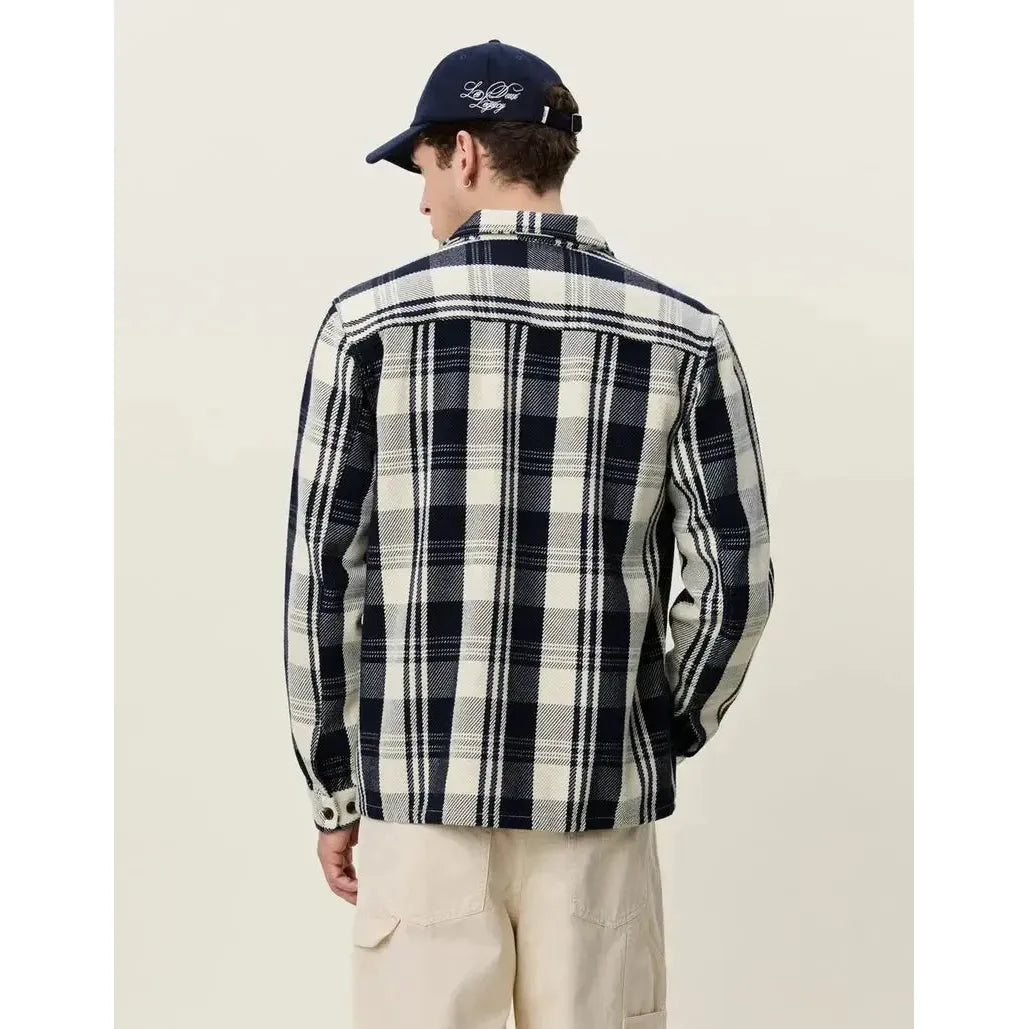 STRUCTURED CHECK OVERSHIRT-MENS SHIRTS-LES DEUX-JB Evans Fashions & Footwear