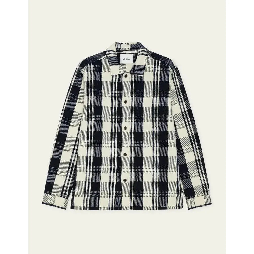 STRUCTURED CHECK OVERSHIRT-MENS SHIRTS-LES DEUX-JB Evans Fashions & Footwear