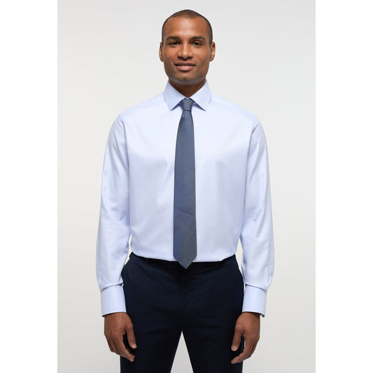 STRUCTURED TWILL MODERN FIT CUTAWAY COLLAR-MENS DRESS SHIRTS-1863 BY ETERNA-JB Evans Fashions & Footwear