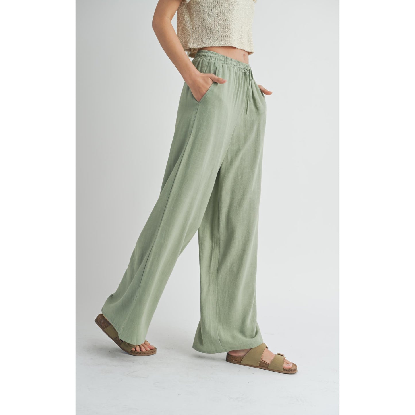 SUGARLOAF LINEN PANTS-LADIES PANTS-SADIE & SAGE-JB Evans Fashions & Footwear