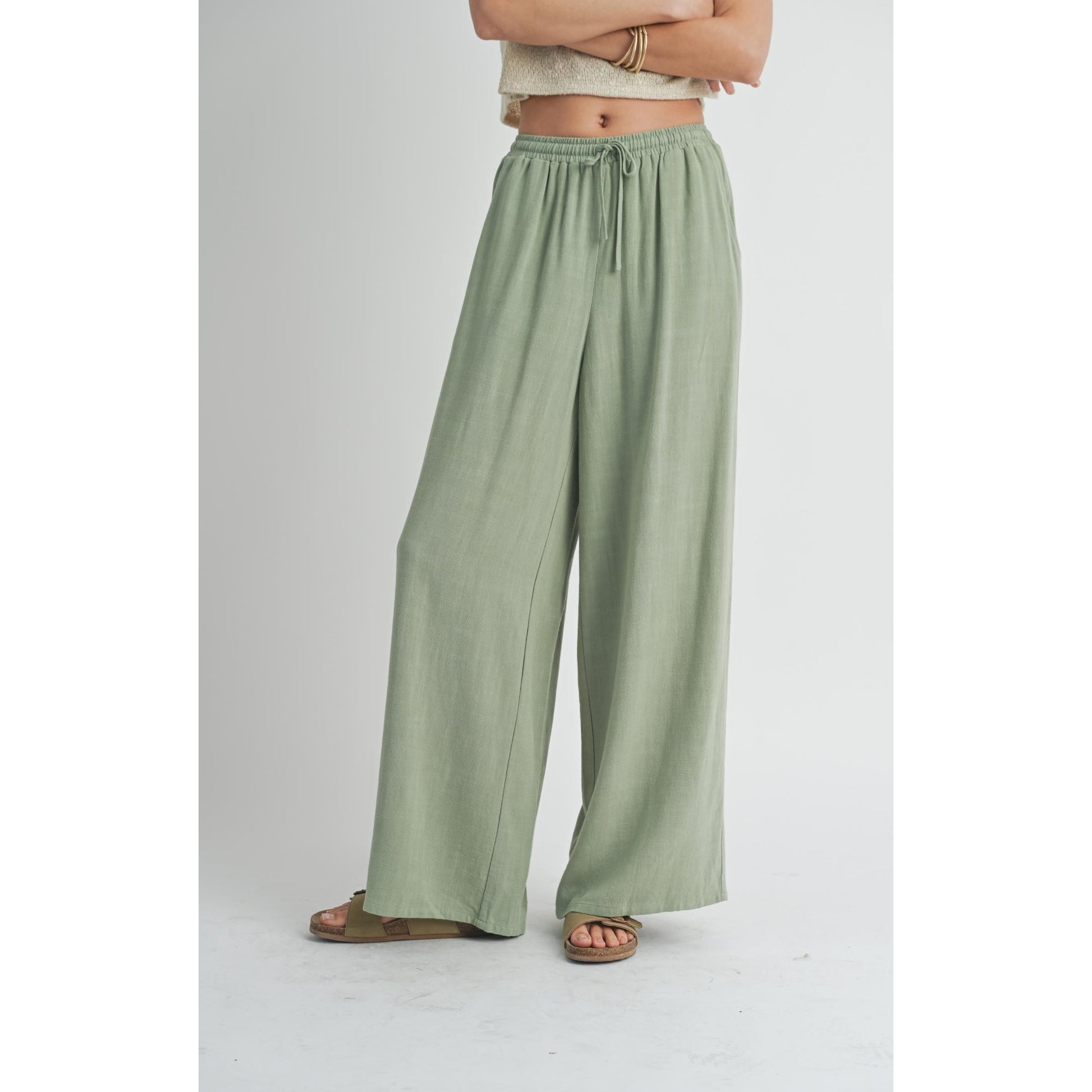 SUGARLOAF LINEN PANTS-LADIES PANTS-SADIE & SAGE-JB Evans Fashions & Footwear