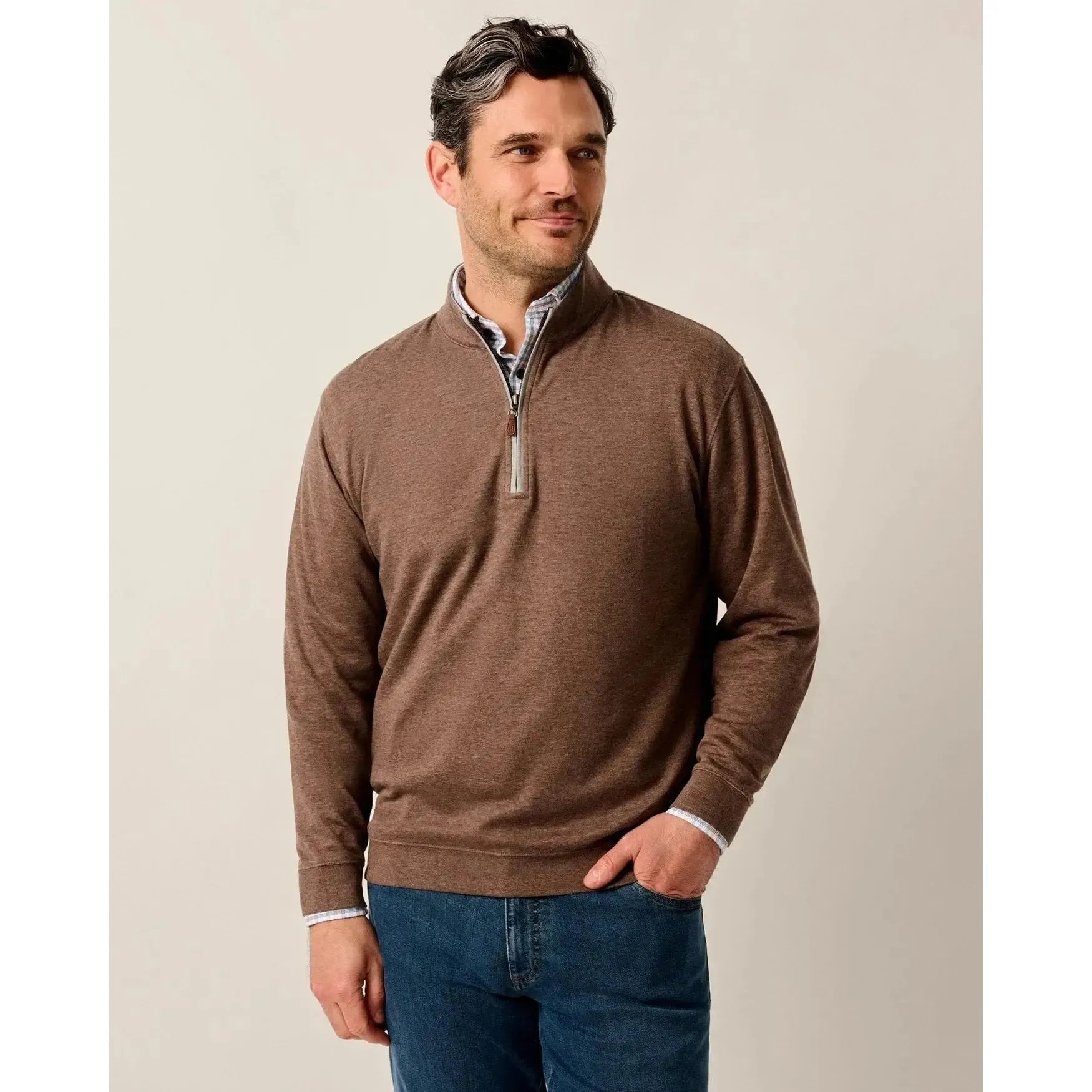 SULLY 1/4 ZIP-MENS SWEATERS & KNITS-JOHNNIE-O-JB Evans Fashions & Footwear
