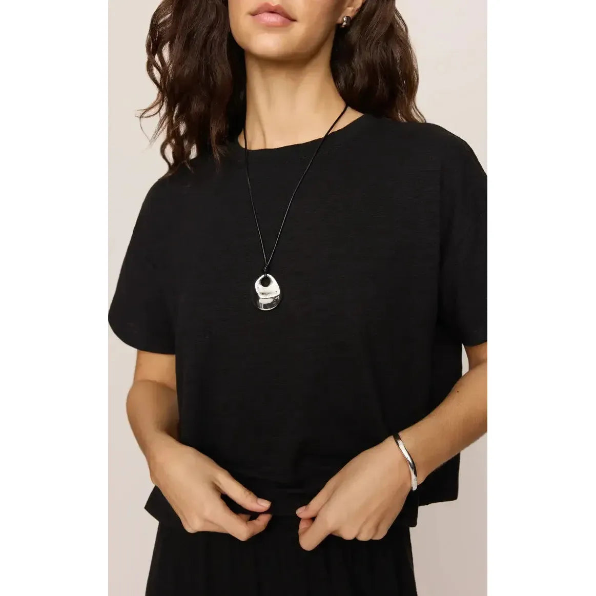 SWAY TEXTURED CROPPED TEE-LADIES T-SHIRTS & TANKS-Z SUPPLY-JB Evans Fashions & Footwear