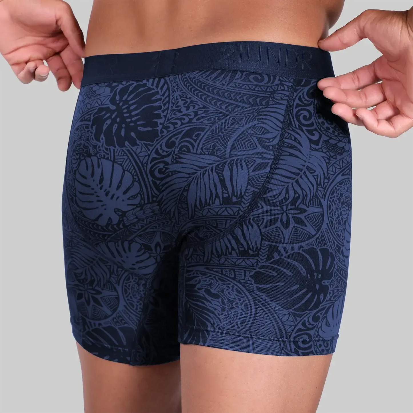 SWING SHIFT 6" BOXER BRIEF - COASTAL BLUE-MENS UNDERWEAR-2UNDR-JB Evans Fashions & Footwear