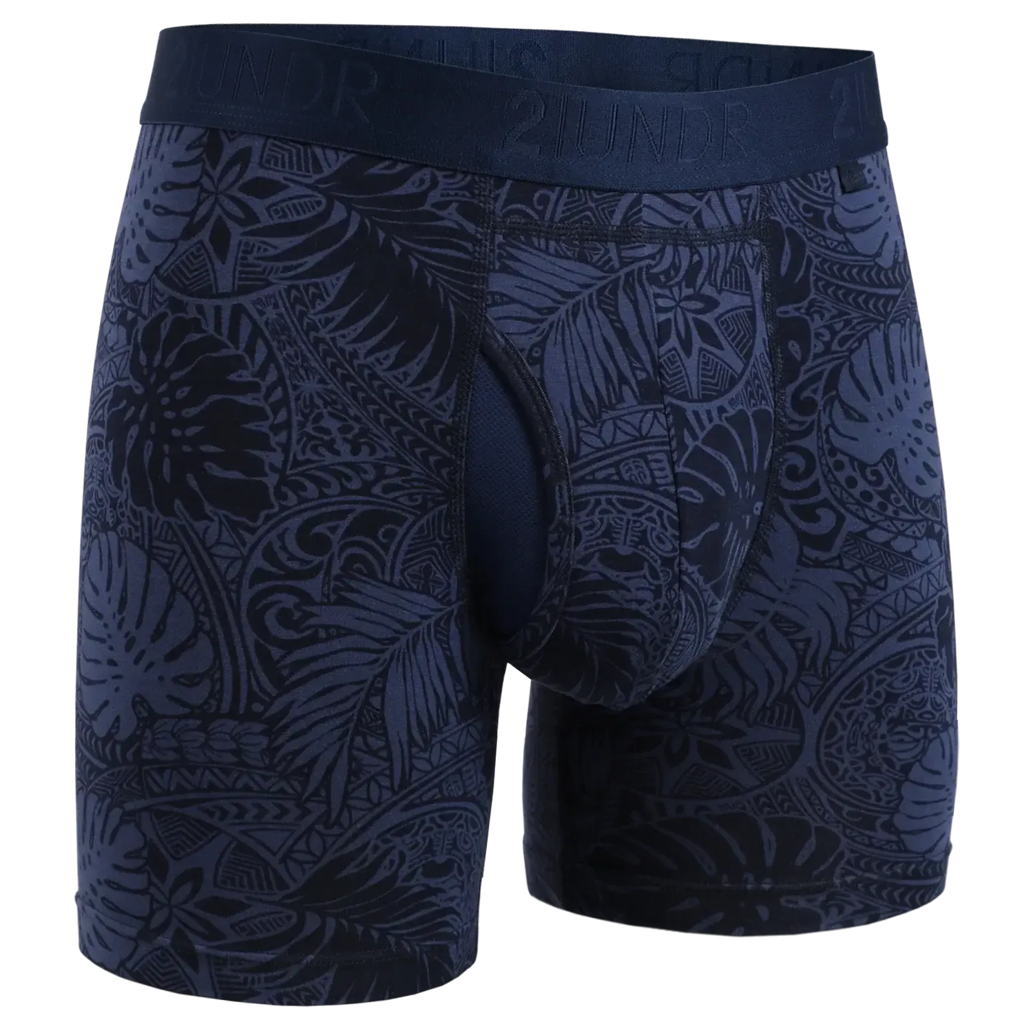 SWING SHIFT 6" BOXER BRIEF - COASTAL BLUE-MENS UNDERWEAR-2UNDR-JB Evans Fashions & Footwear