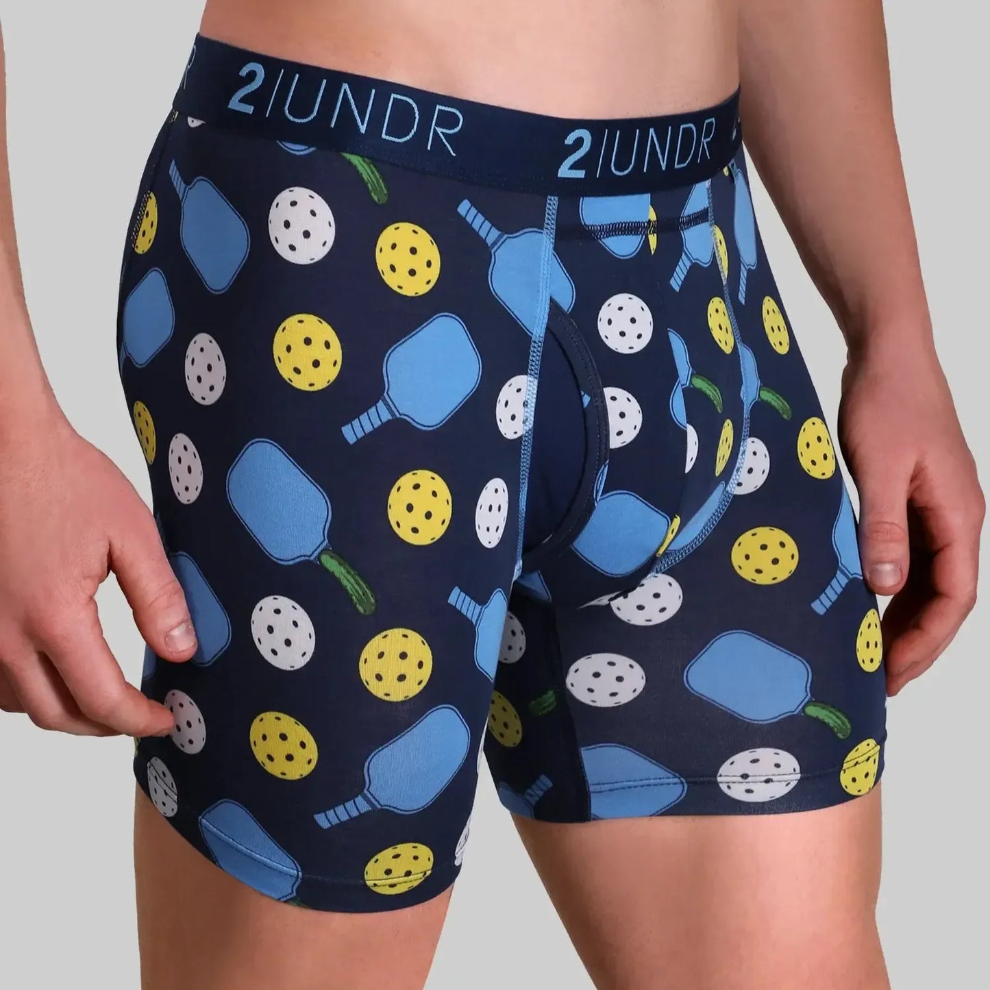SWING SHIFT 6" BOXER BRIEF - PICKLED BALLS-MENS UNDERWEAR-2UNDR-JB Evans Fashions & Footwear