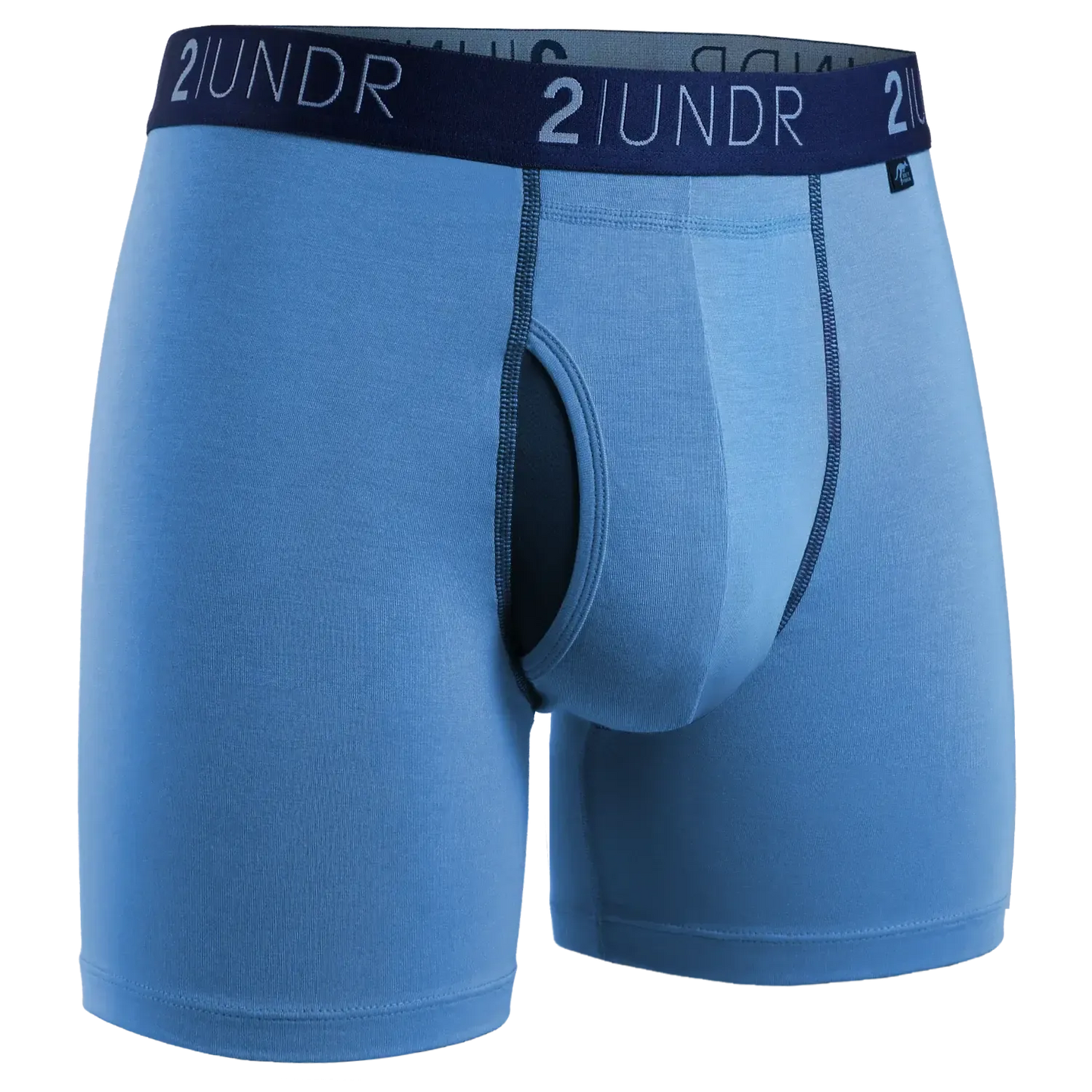 SWING SHIFT 6" BOXER BRIEF - SKY BLUE-MENS UNDERWEAR-2UNDR-JB Evans Fashions & Footwear