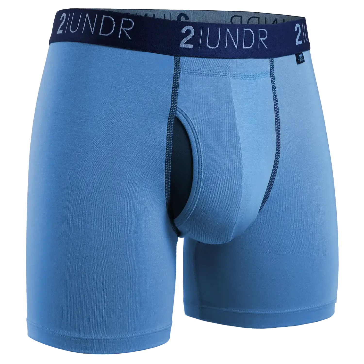 SWING SHIFT 6" BOXER BRIEF - SKY BLUE-MENS UNDERWEAR-2UNDR-JB Evans Fashions & Footwear