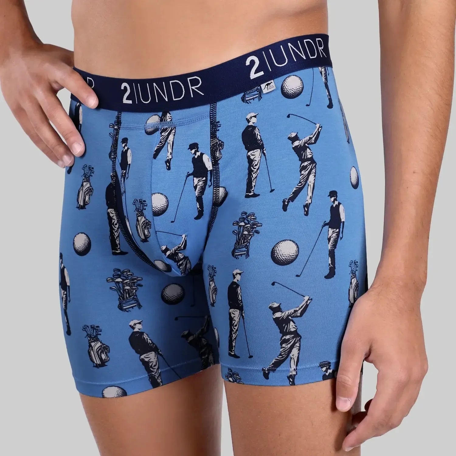 SWING SHIFT 6" BOXER BRIEF - STROKE PLAY-MENS UNDERWEAR-2UNDR-JB Evans Fashions & Footwear