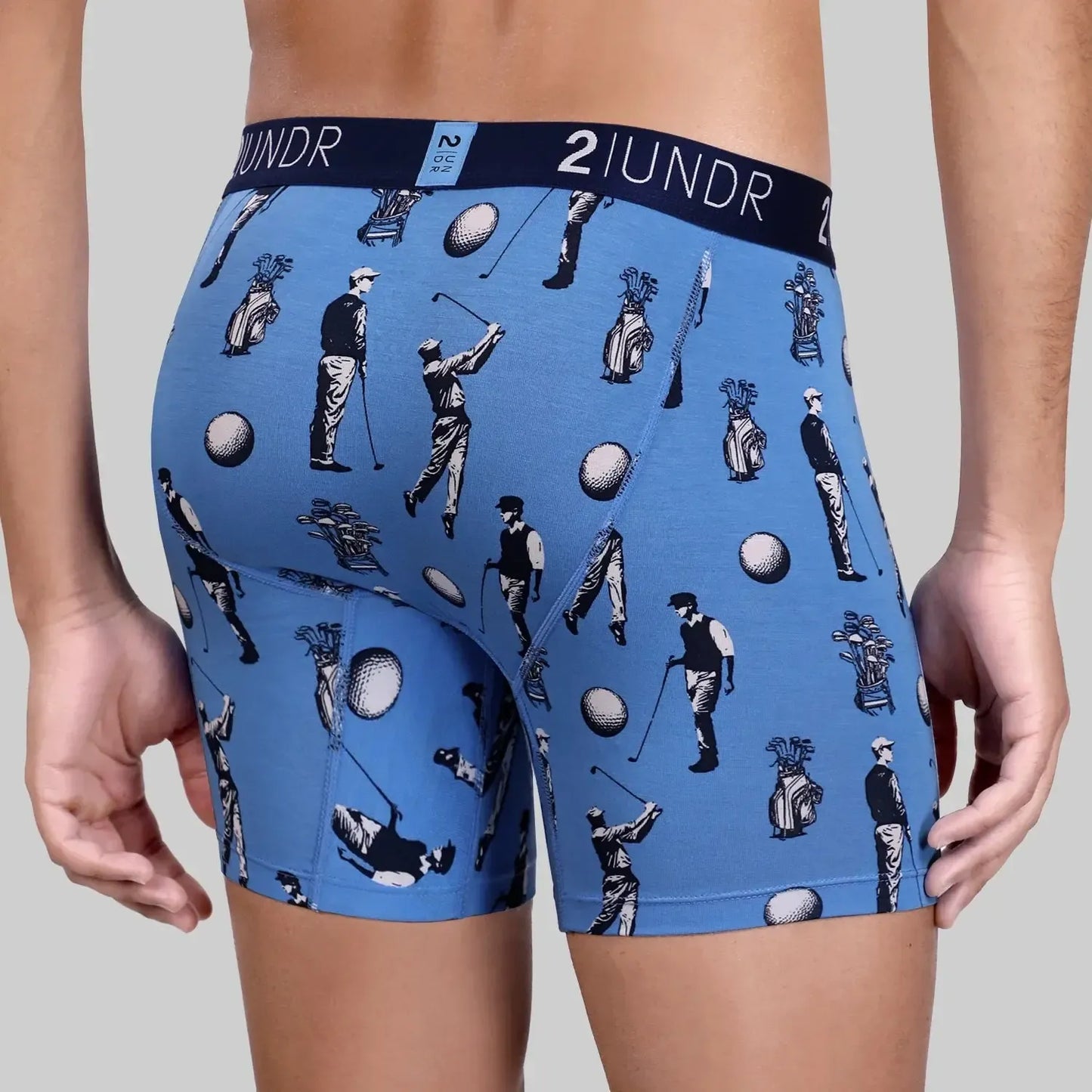 SWING SHIFT 6" BOXER BRIEF - STROKE PLAY-MENS UNDERWEAR-2UNDR-JB Evans Fashions & Footwear