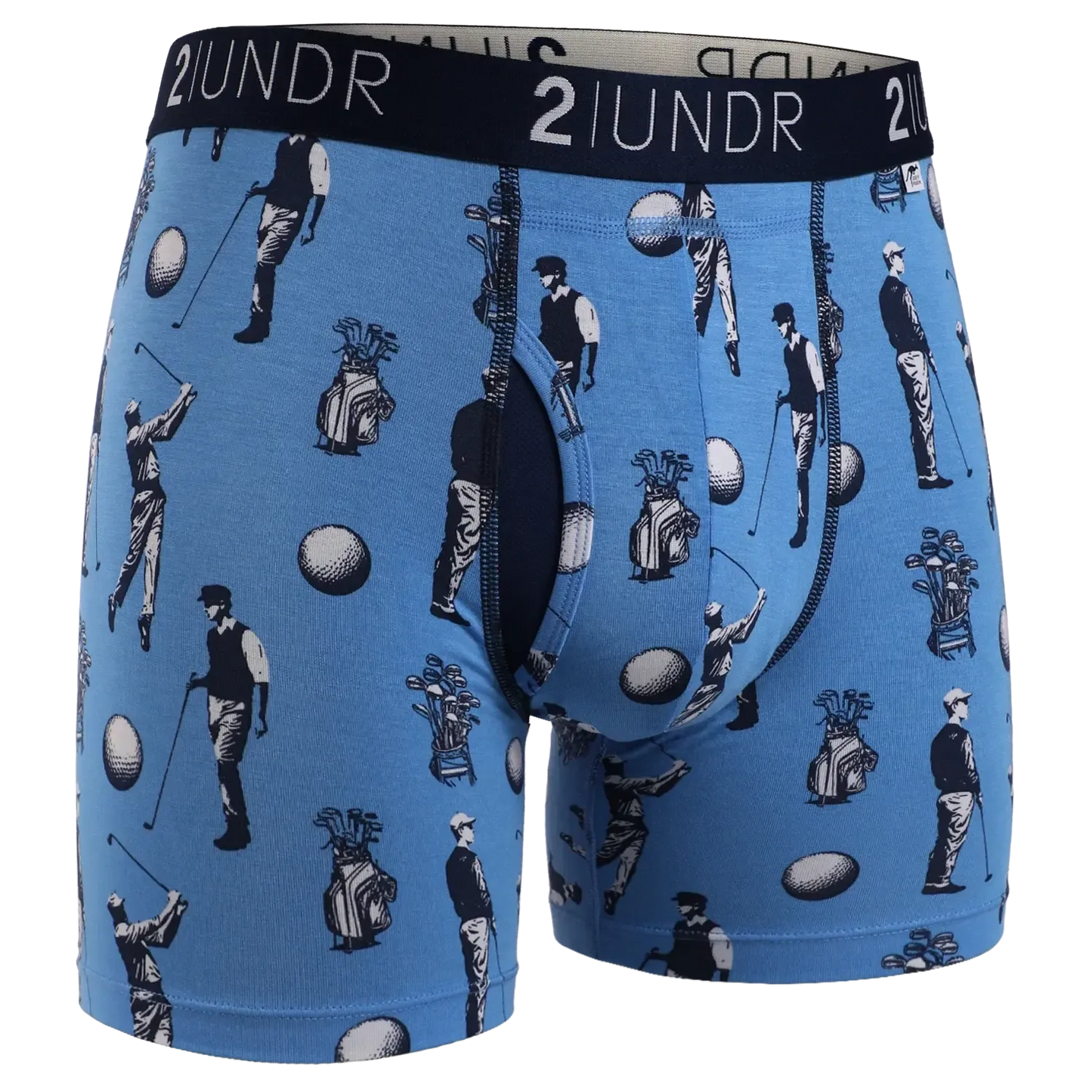 SWING SHIFT 6" BOXER BRIEF - STROKE PLAY-MENS UNDERWEAR-2UNDR-JB Evans Fashions & Footwear