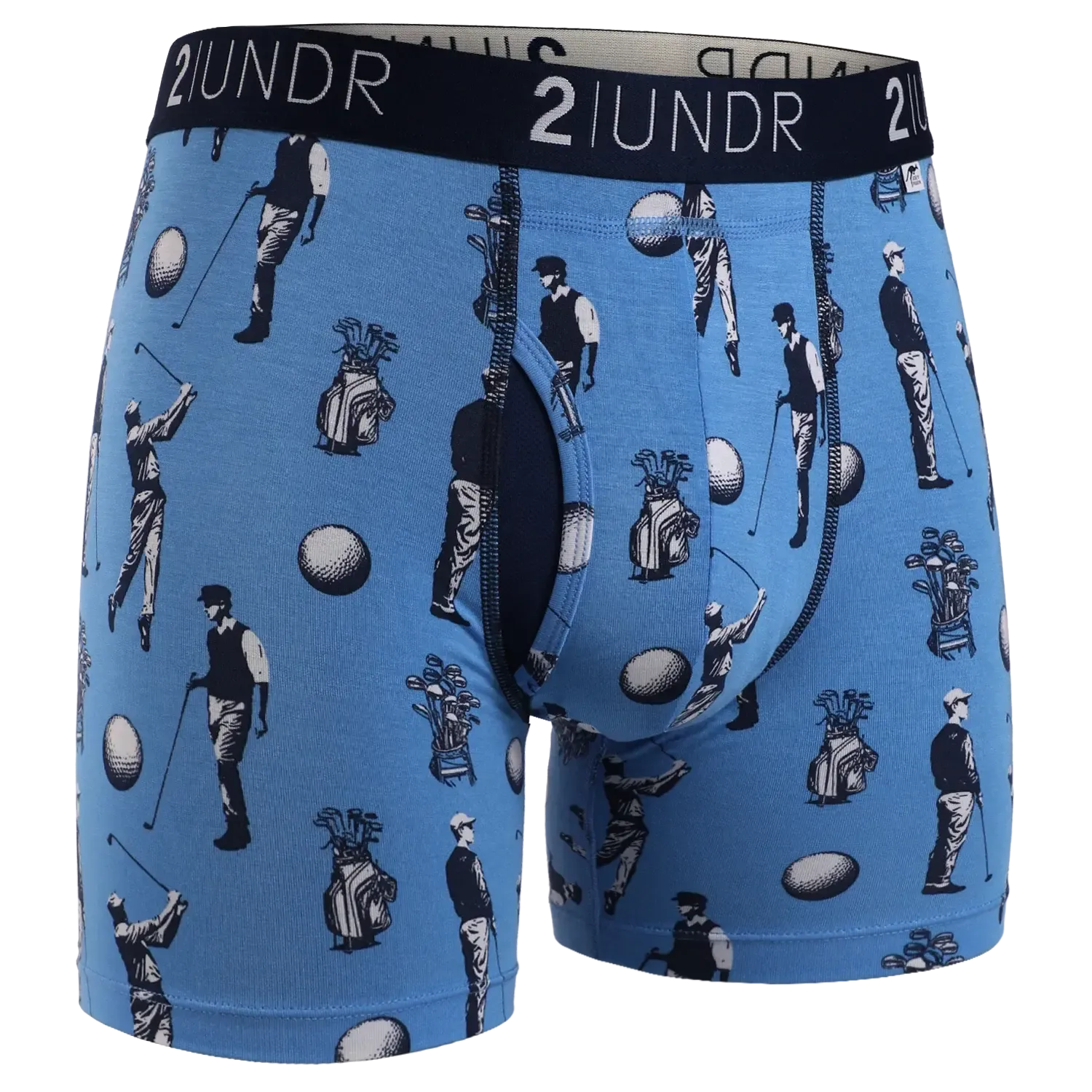 SWING SHIFT 6" BOXER BRIEF - STROKE PLAY-MENS UNDERWEAR-2UNDR-JB Evans Fashions & Footwear