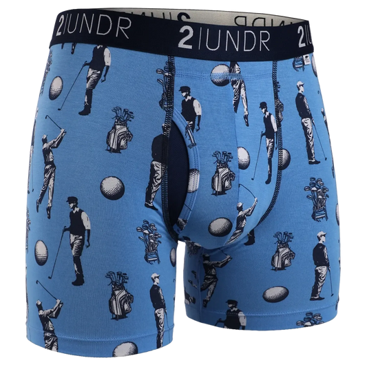 SWING SHIFT 6" BOXER BRIEF - STROKE PLAY-MENS UNDERWEAR-2UNDR-JB Evans Fashions & Footwear
