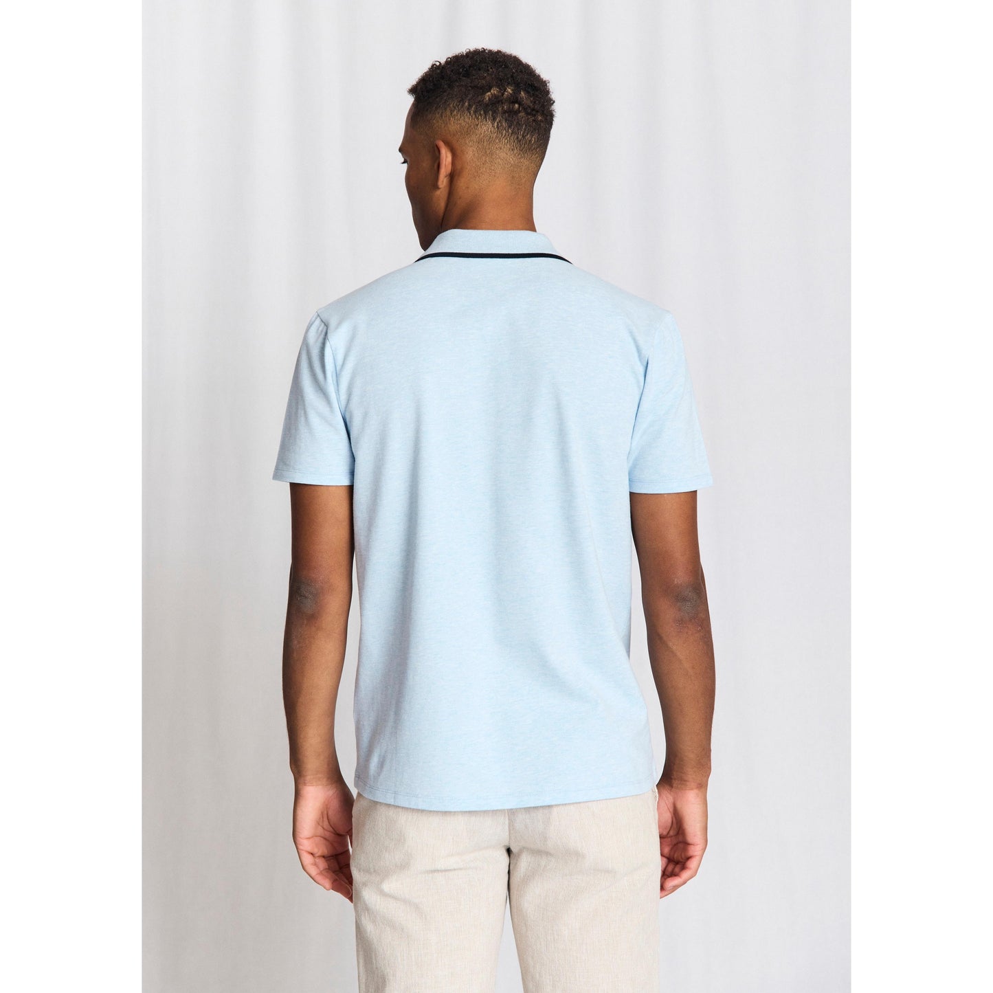 SYROS S/S BUTTONLESS POLO-MENS T-SHIRTS & POLO'S-BRUUN STENGADE-JB Evans Fashions & Footwear