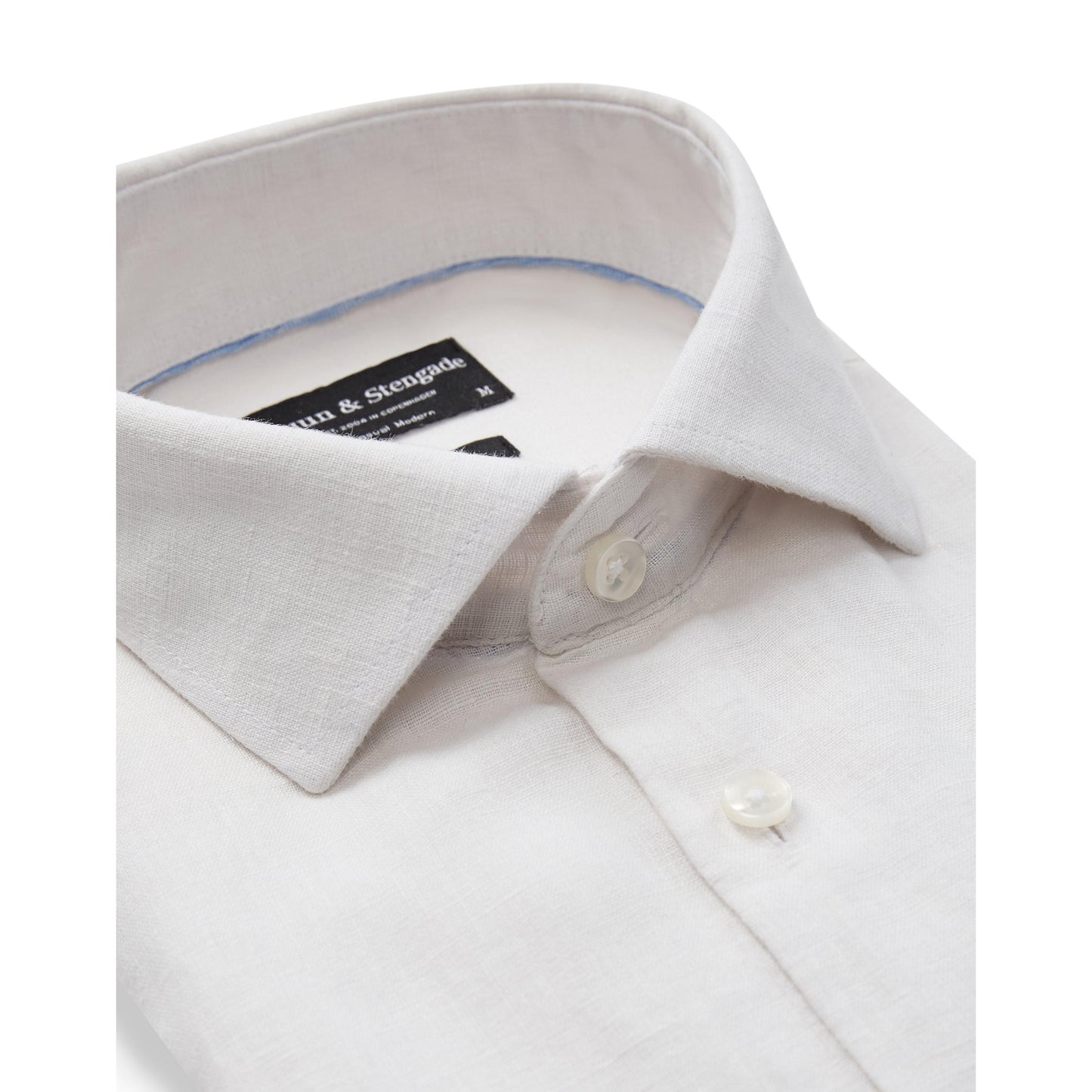 TAHAKA L/S LINEN MODERN FIT-MENS SHIRTS-BRUUN STENGADE-JB Evans Fashions & Footwear