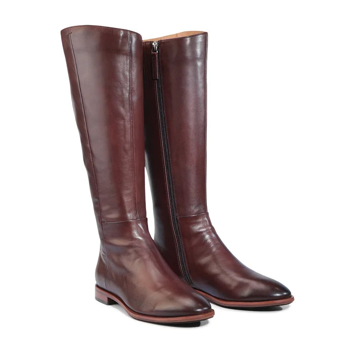 TALL LEATHER BOOT-LADIES BOOTS-EOS FOOTWEAR-JB Evans Fashions & Footwear