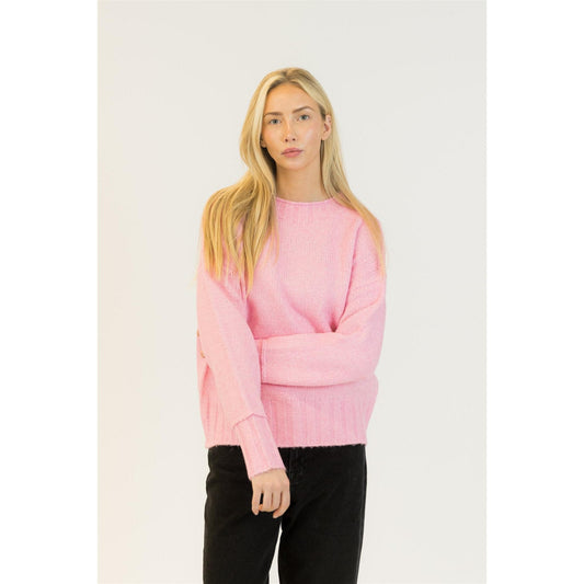 TANYA CREWNECK PULLOVER-LADIES SWEATERS & KNITS-LYLA & LUXE-JB Evans Fashions & Footwear