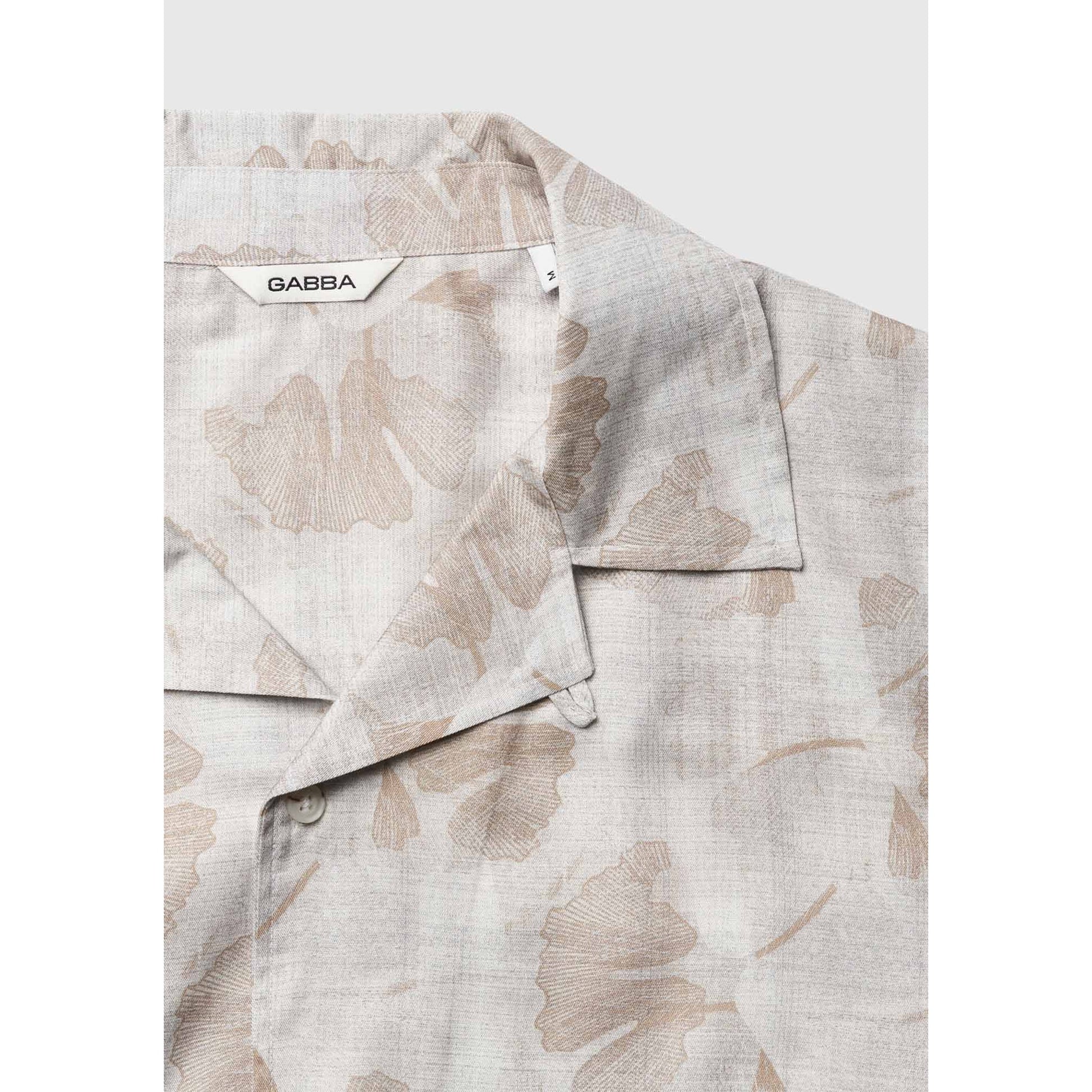 TENCEL SS CAMP COLLAR SHIRT-MENS SHIRTS-GABBA-JB Evans Fashions & Footwear