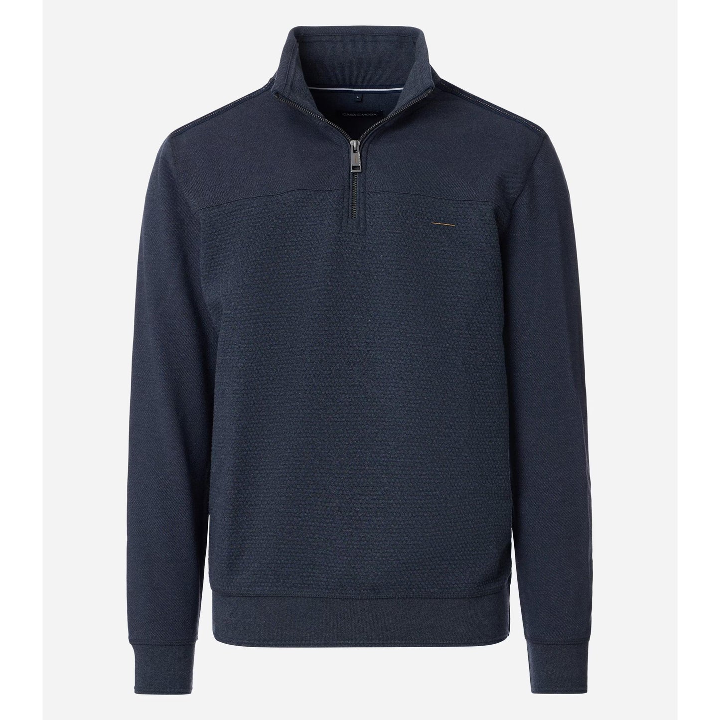 TEXTURED WEAVE 1/4 ZIP-MENS SWEATERS & KNITS-CASA C MODA-JB Evans Fashions & Footwear