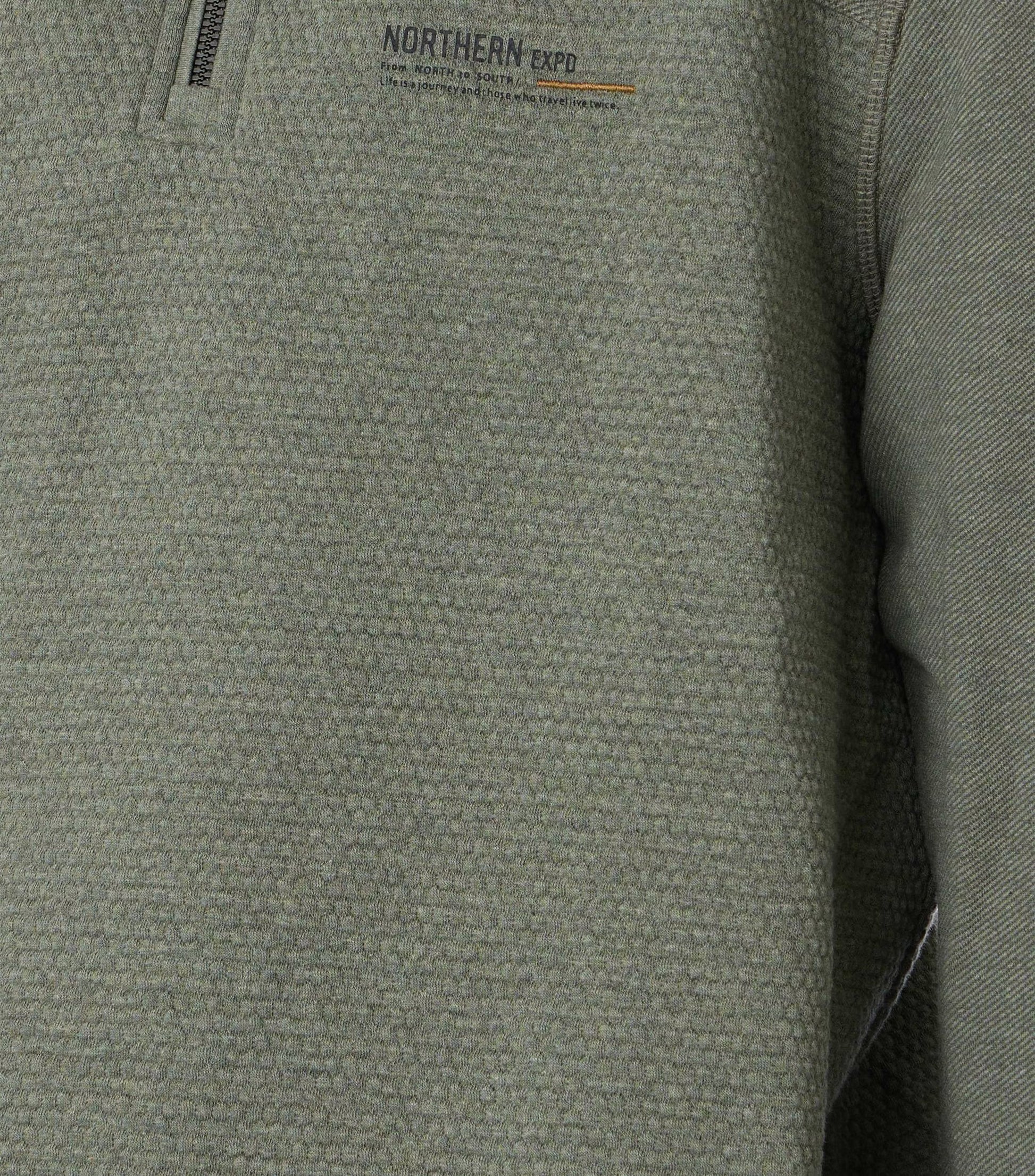 TEXTURED WEAVE HALF ZIP-MENS SWEATERS & KNITS-CASA C MODA-JB Evans Fashions & Footwear