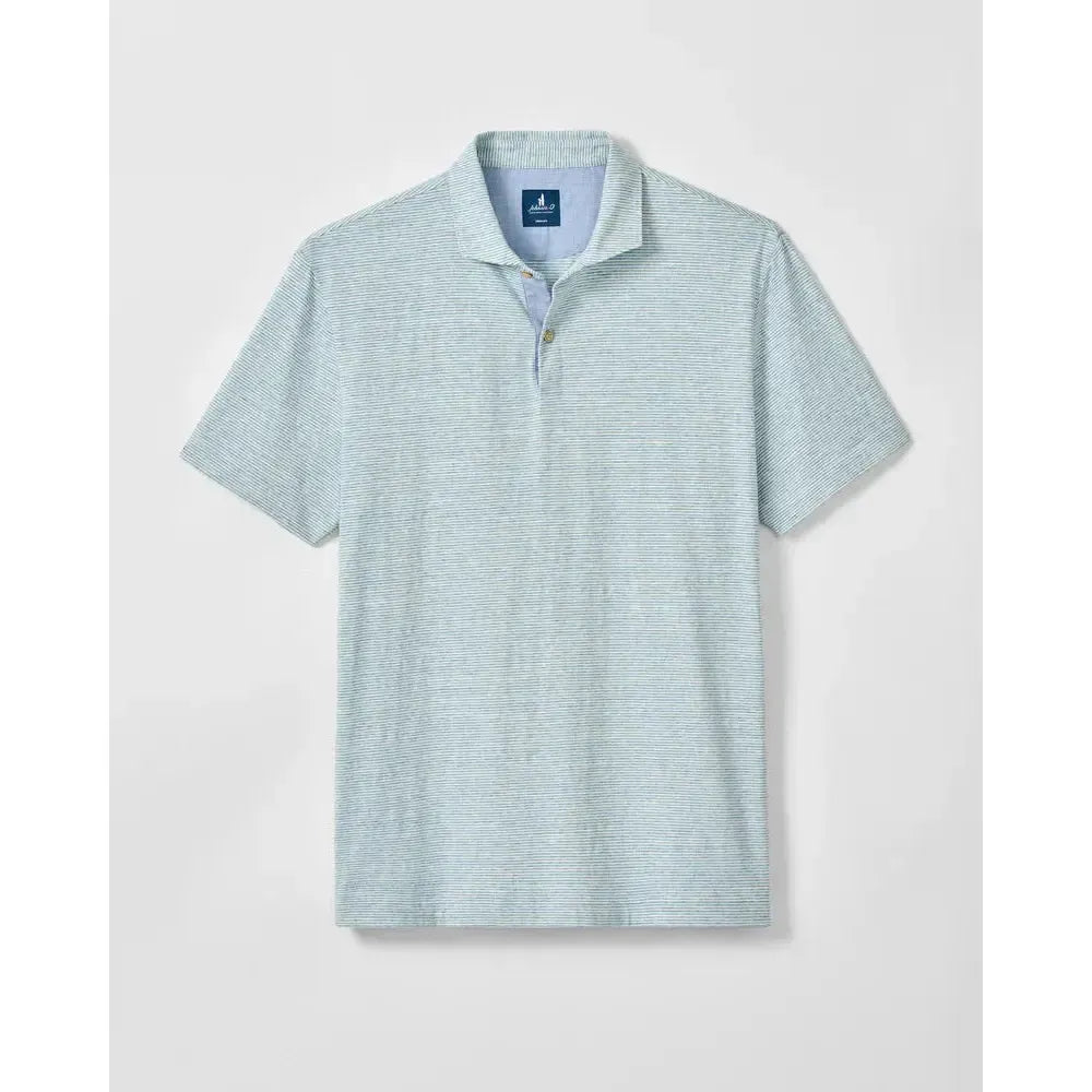 THATCHER MINI STRIPE POLO-MENS T-SHIRTS & POLO'S-JOHNNIE-O-JB Evans Fashions & Footwear