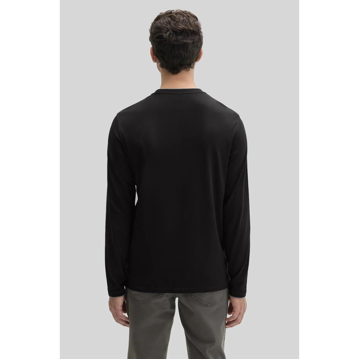 THE BARAKETT DOUBLE NECK LS-MENS T-SHIRTS & POLO'S-ROBERT BARAKETT-JB Evans Fashions & Footwear