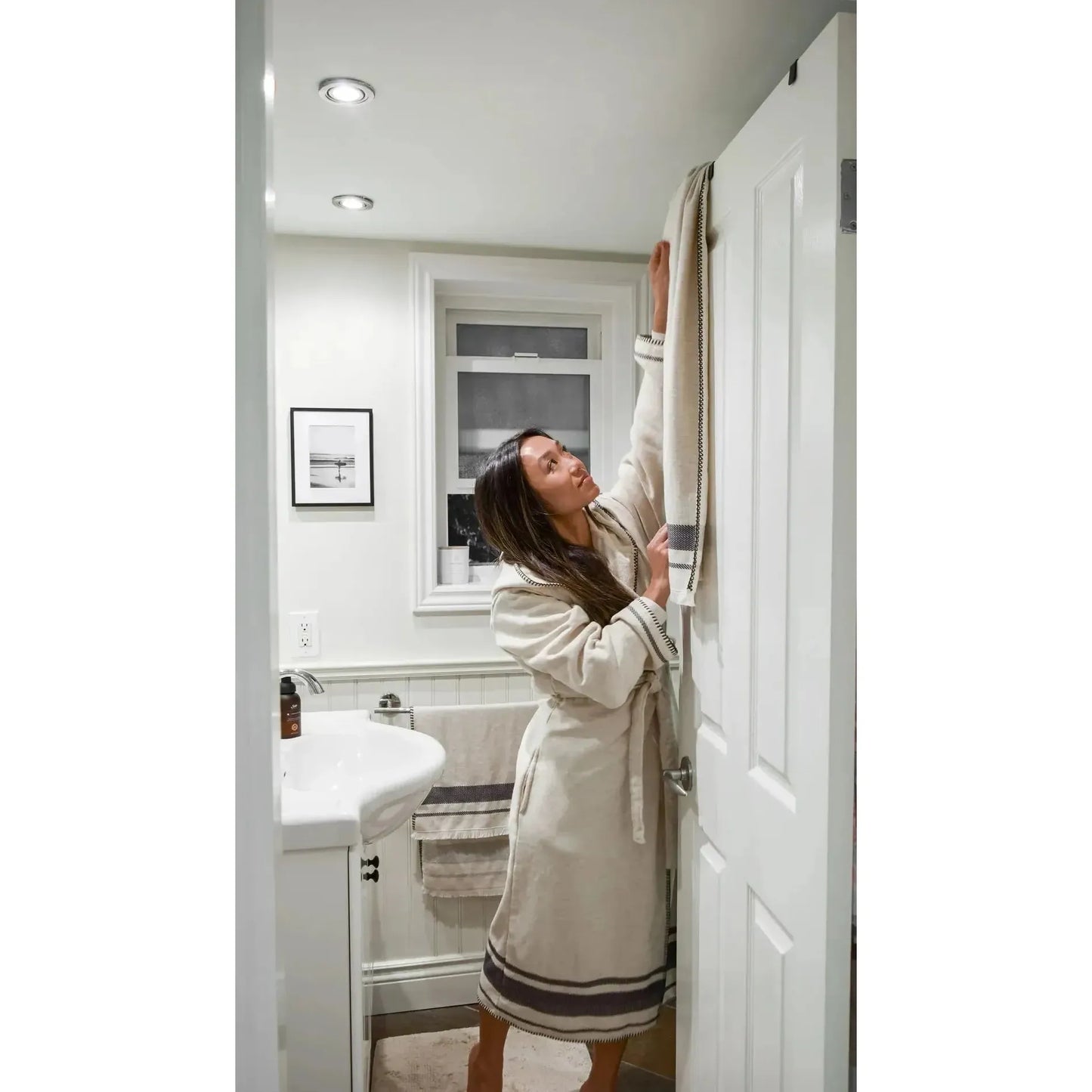 THE HAWTHORNE SERIES HOODED TERRY ROBE-HOME-TOFINO TOWEL CO-JB Evans Fashions & Footwear