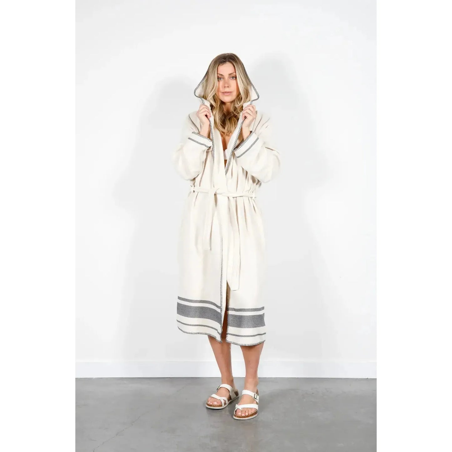 THE HAWTHORNE SERIES HOODED TERRY ROBE-HOME-TOFINO TOWEL CO-JB Evans Fashions & Footwear