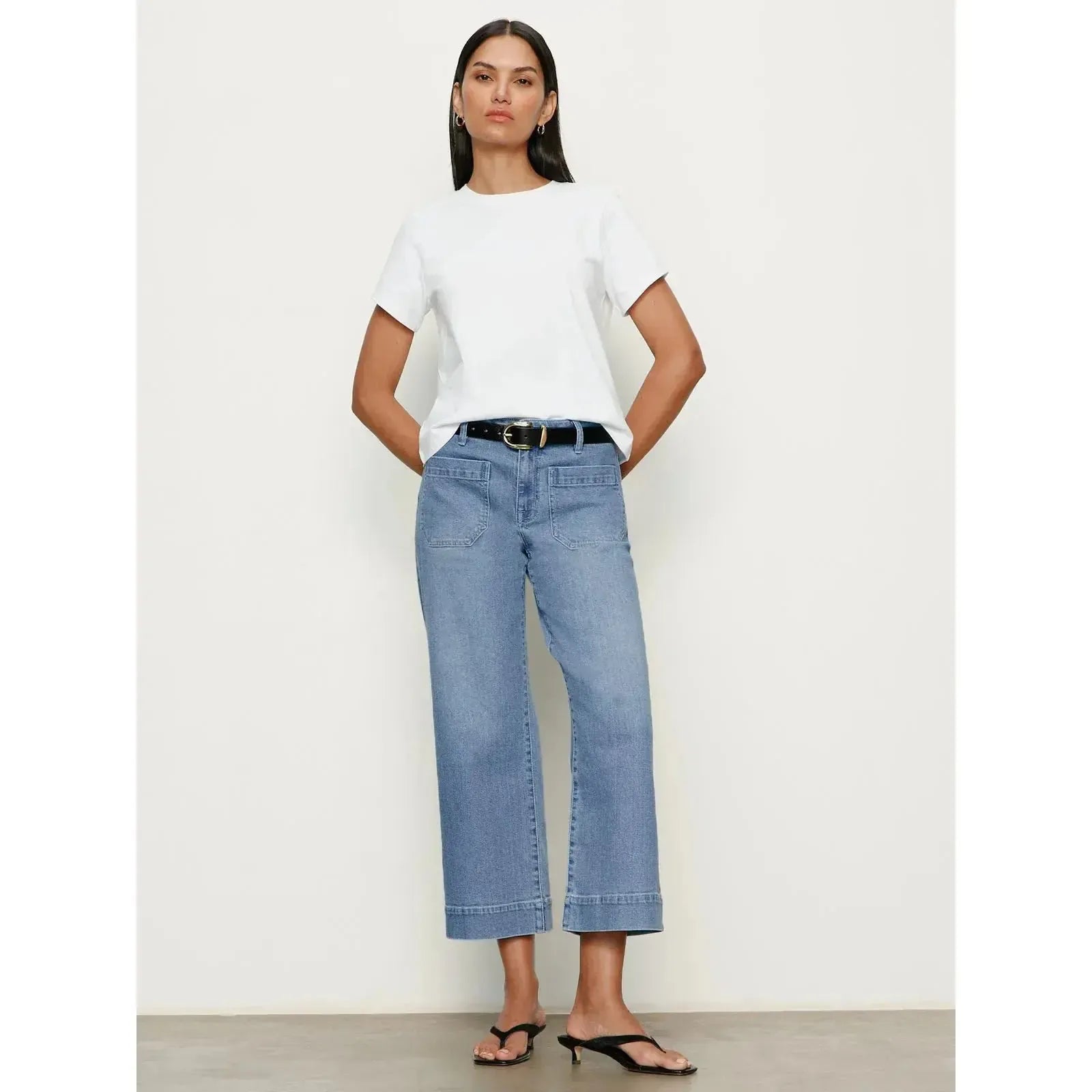 THE MARINE CROPPED JEAN-LADIES DENIM-SANCTUARY-JB Evans Fashions & Footwear