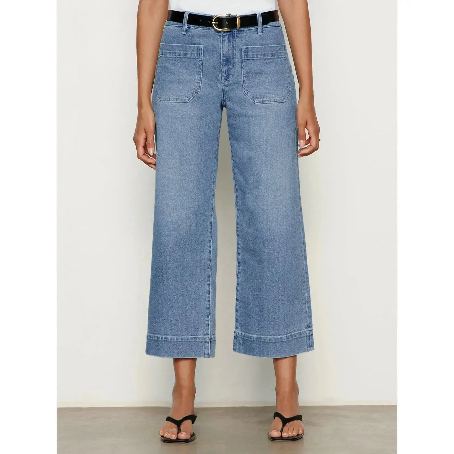 THE MARINE CROPPED JEAN-LADIES DENIM-SANCTUARY-JB Evans Fashions & Footwear