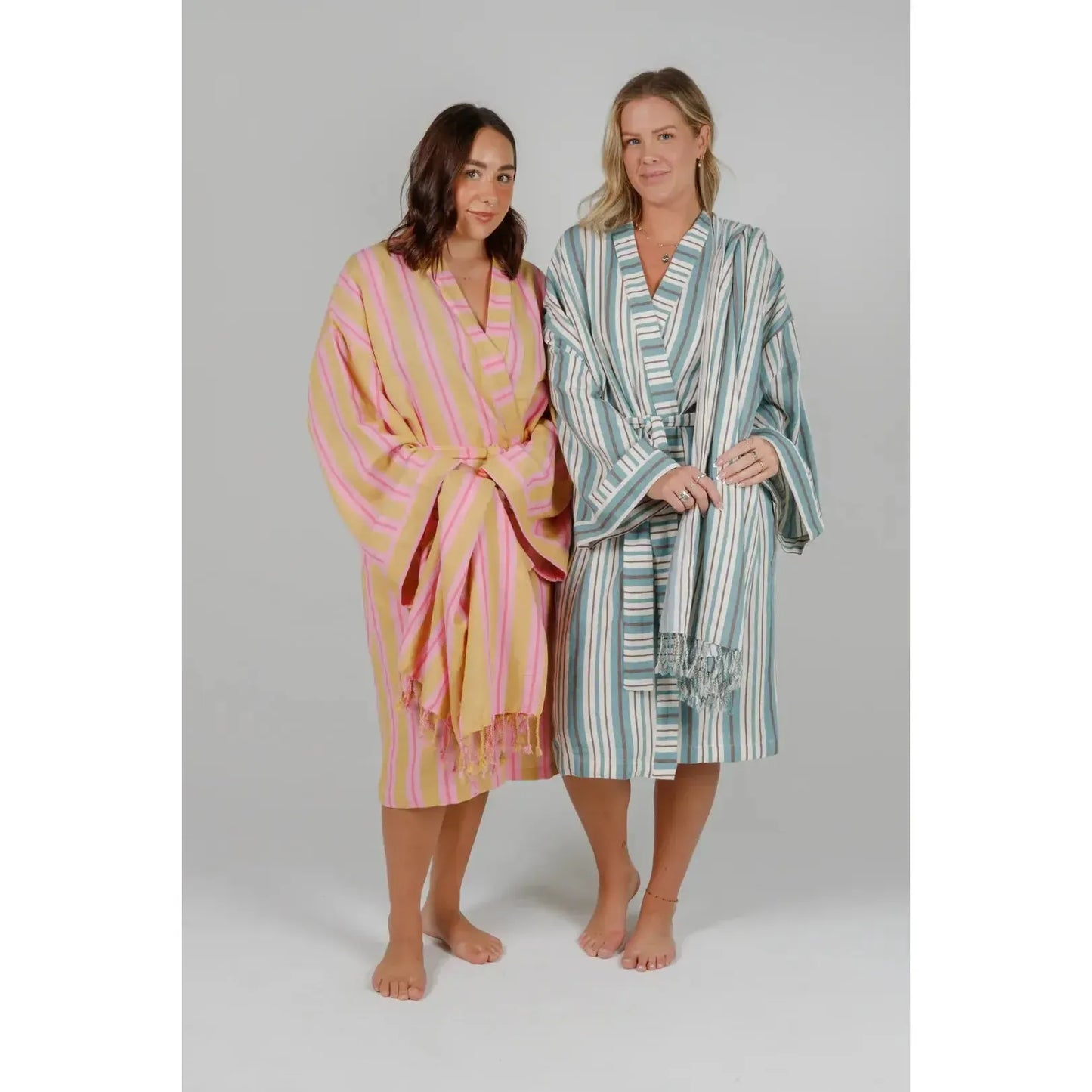 THE MISTRAL STRIPE ROBE-LADIES LOUNGE & SLEEPWEAR-TOFINO TOWEL CO-JB Evans Fashions & Footwear
