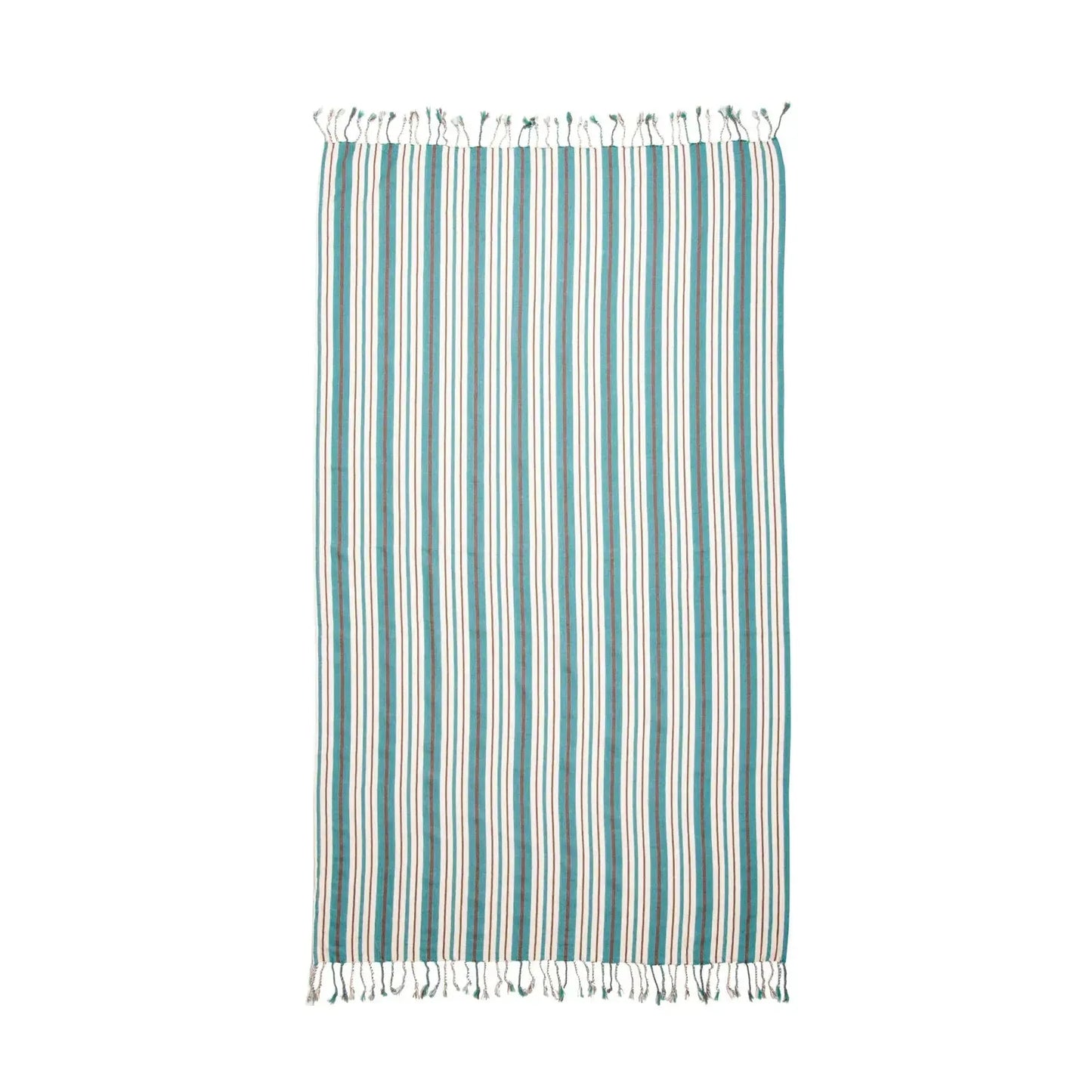 THE MISTRAL STRIPE TASSEL TOWEL-LADIES LOUNGE & SLEEPWEAR-TOFINO TOWEL CO-JB Evans Fashions & Footwear