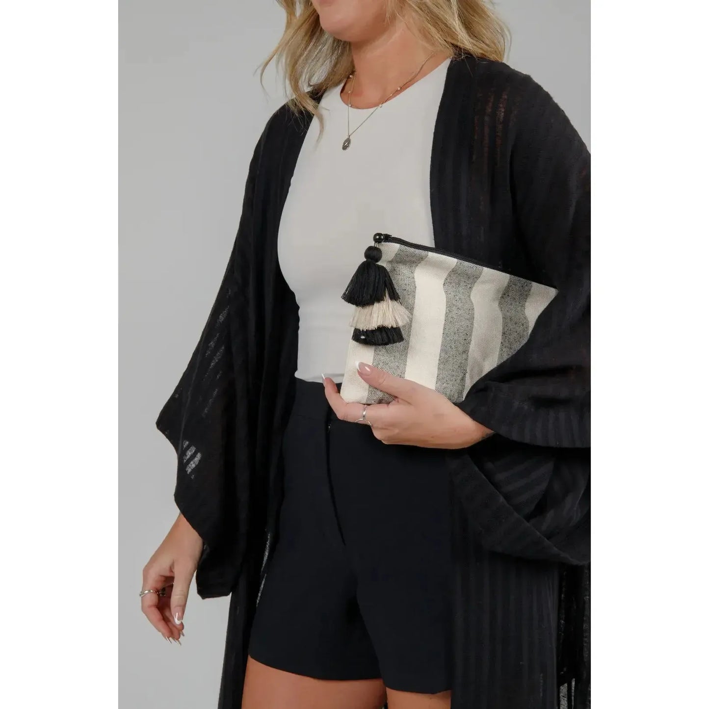 THE ORLA TASSEL TOTE BAG-TRAVEL ACCESSORIES-TOFINO TOWEL CO-JB Evans Fashions & Footwear